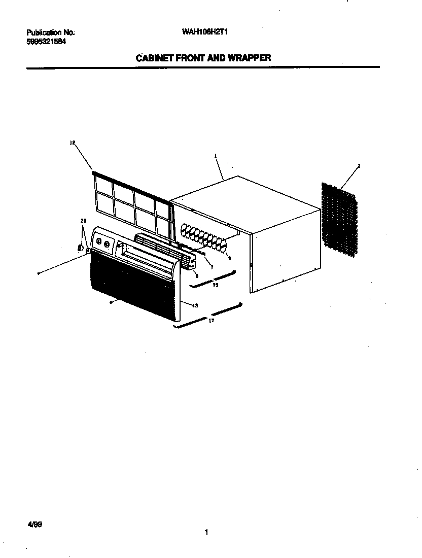 02 - CABINET FRONT/WRAPPER
