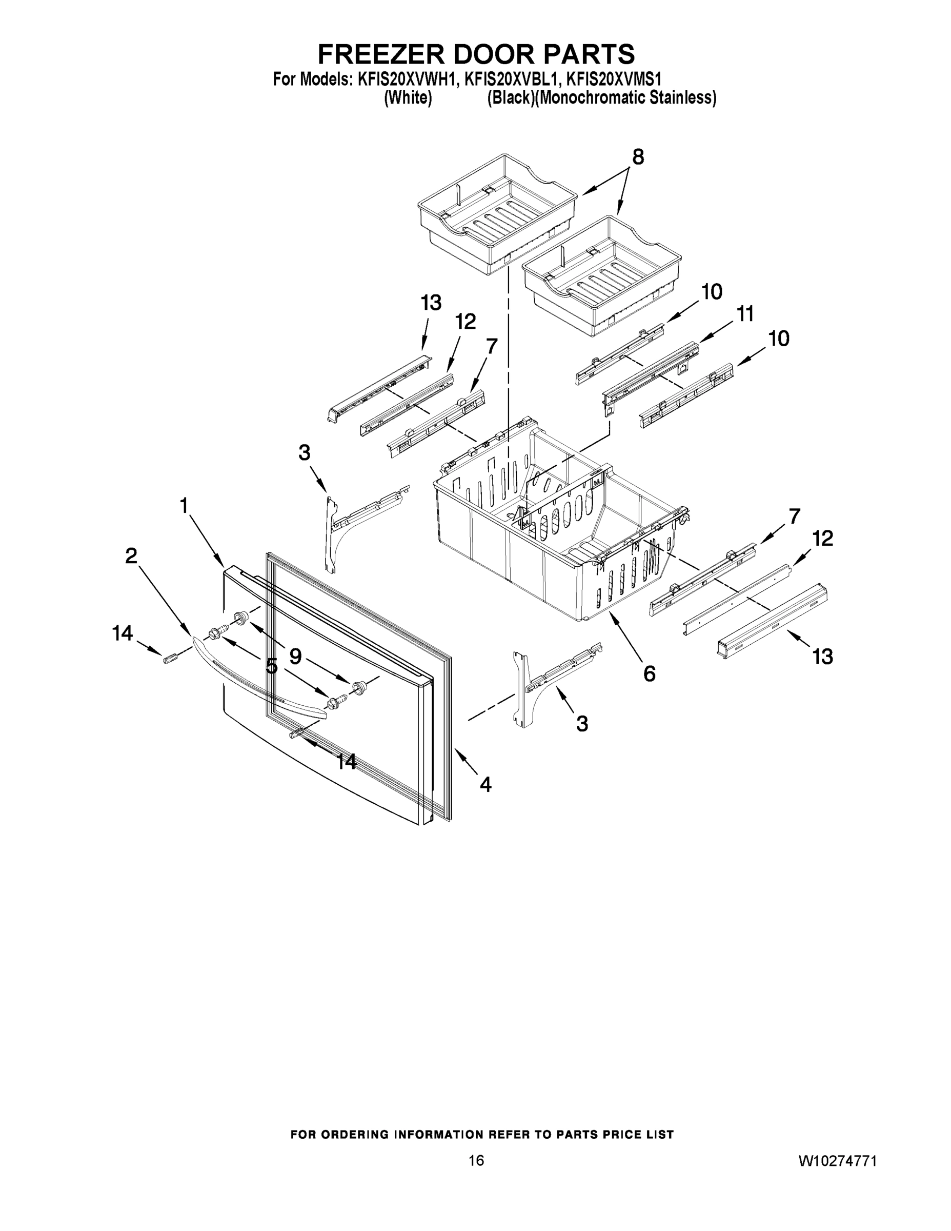 09 - FREEZER DOOR PARTS