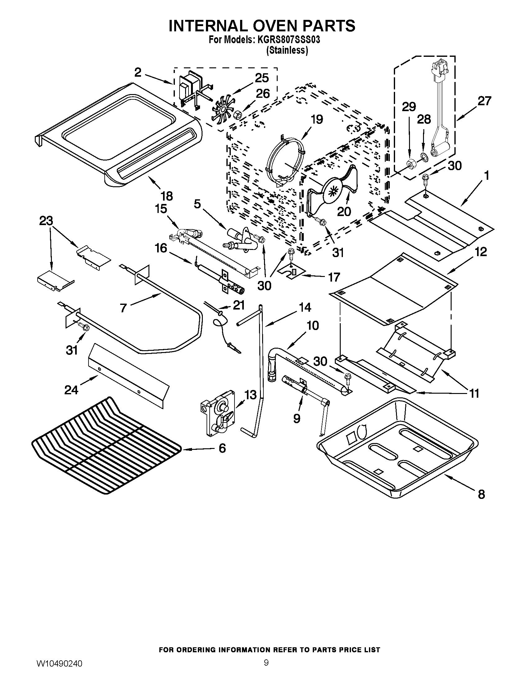 06 - INTERNAL OVEN PARTS