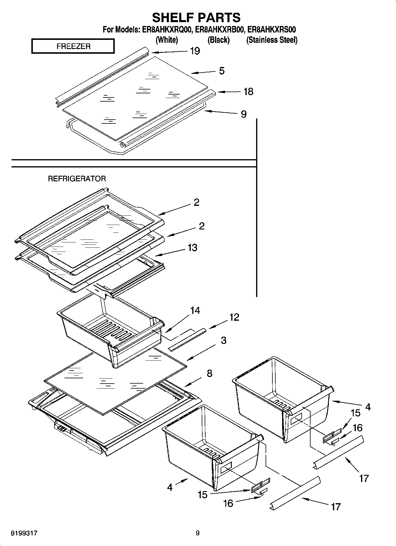 05 - SHELF PARTS, OPTIONAL PARTS
