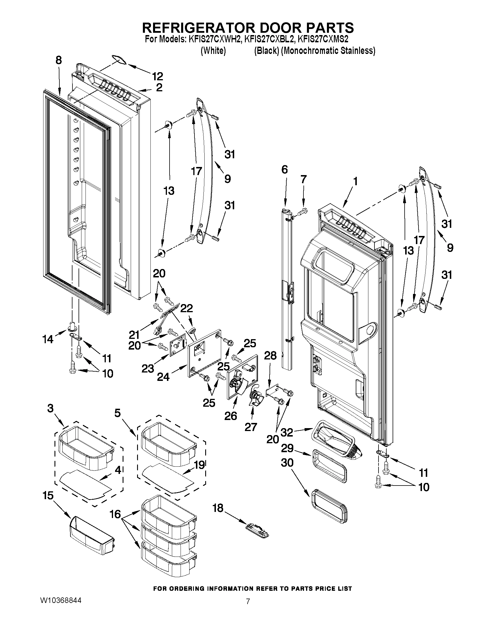 04 - REFRIGERATOR DOOR PARTS