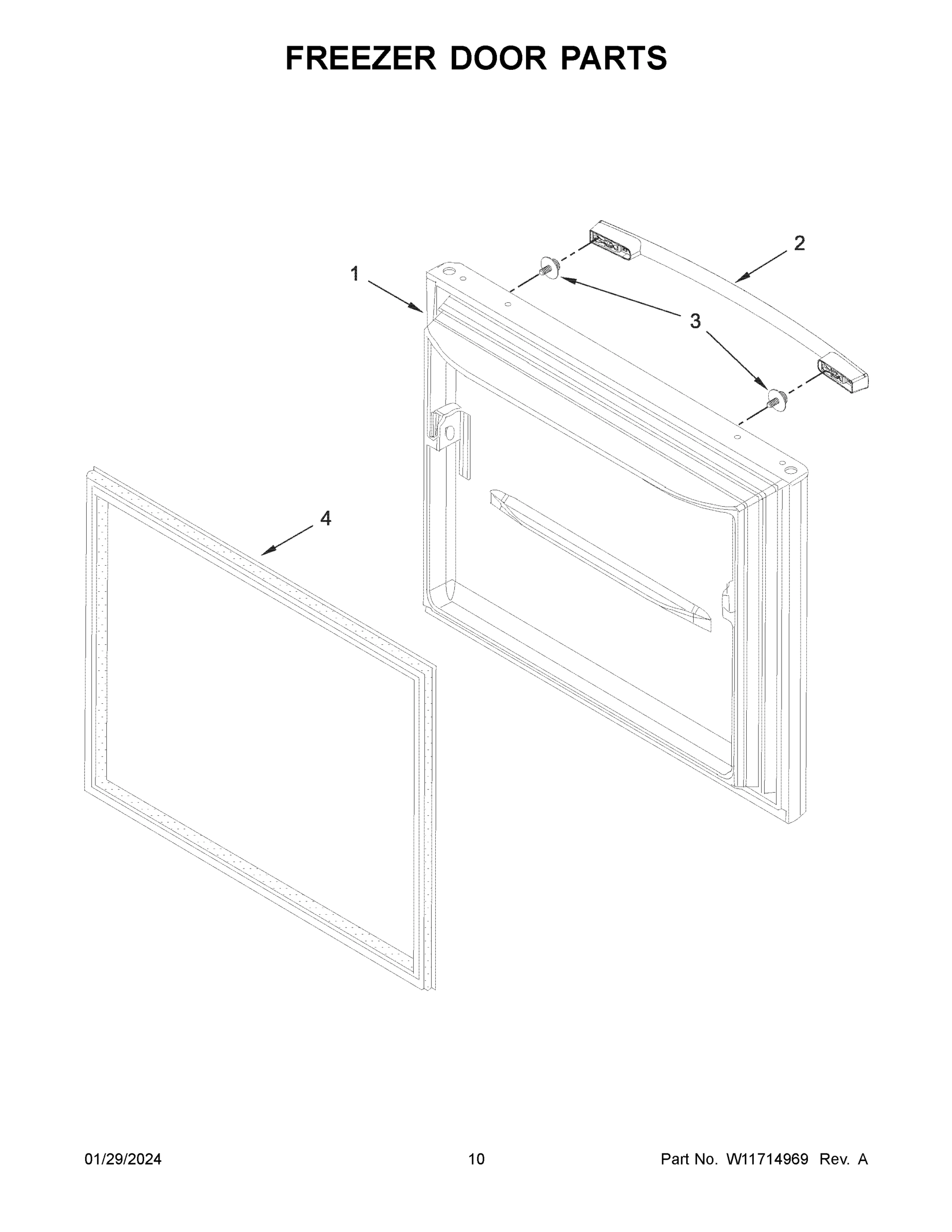 06 - FREEZER DOOR PARTS
