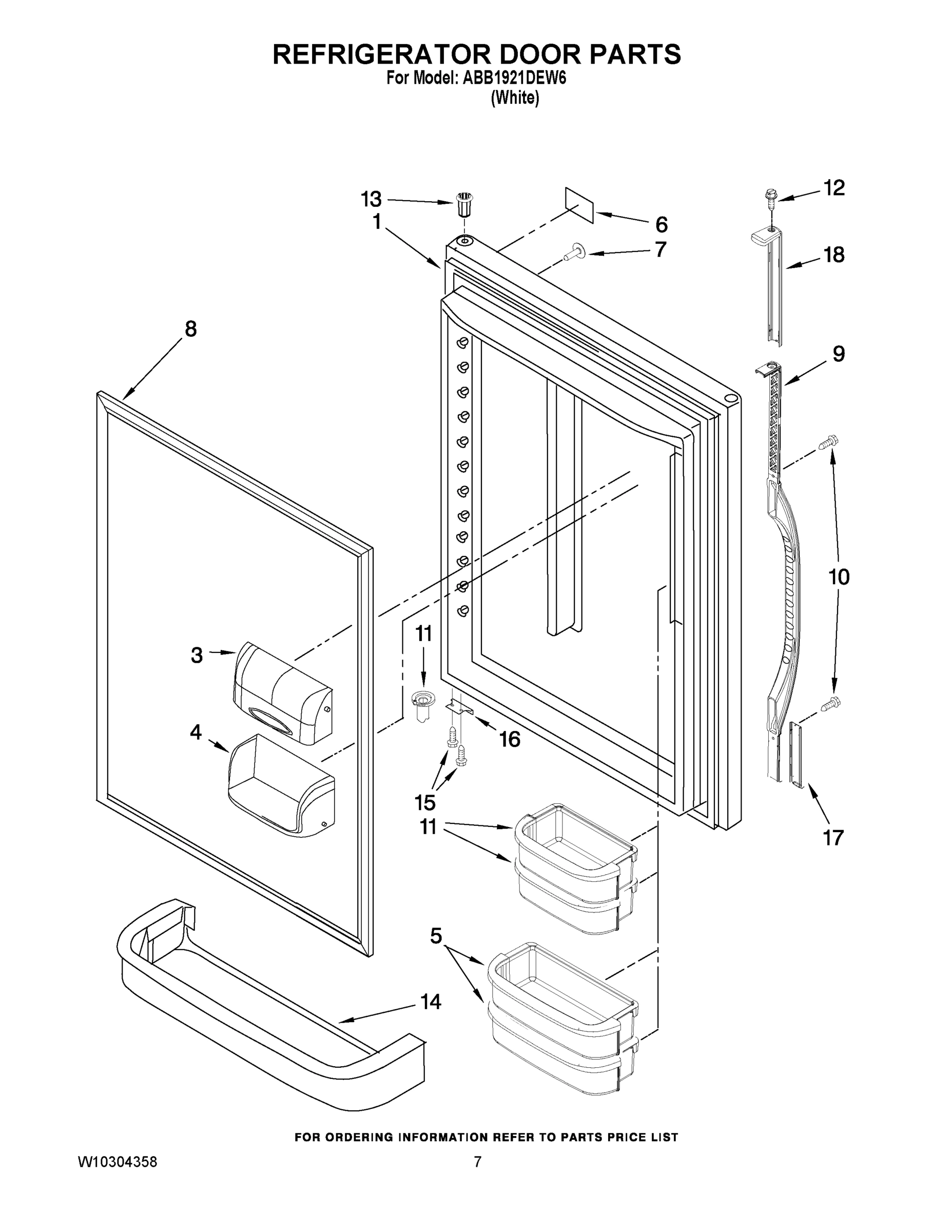 04 - REFRIGERATOR DOOR PARTS