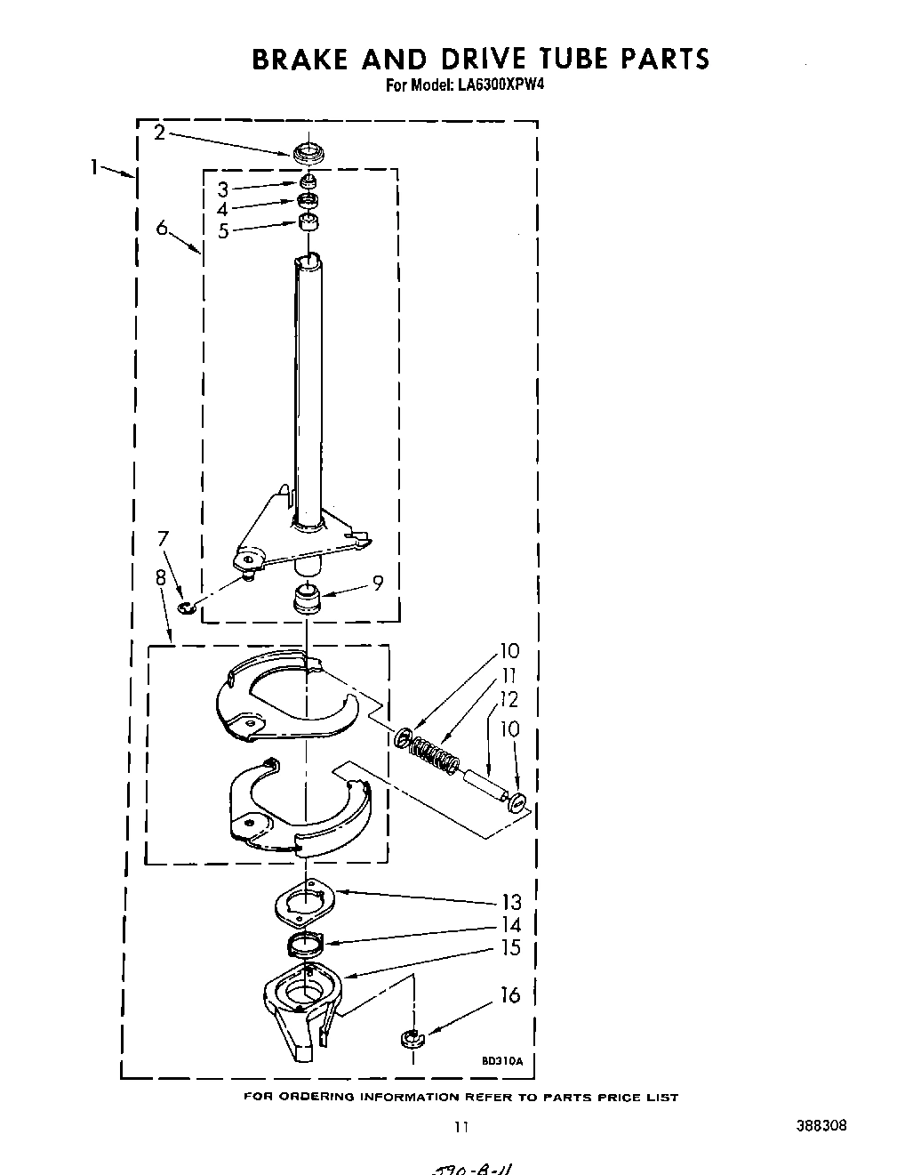 09 - BRAKE AND DRIVE TUBE
