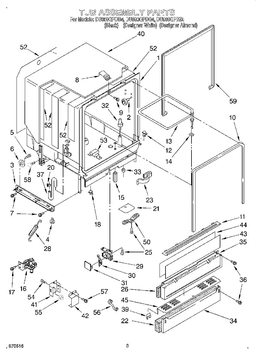 03 - TUB ASSEMBLY