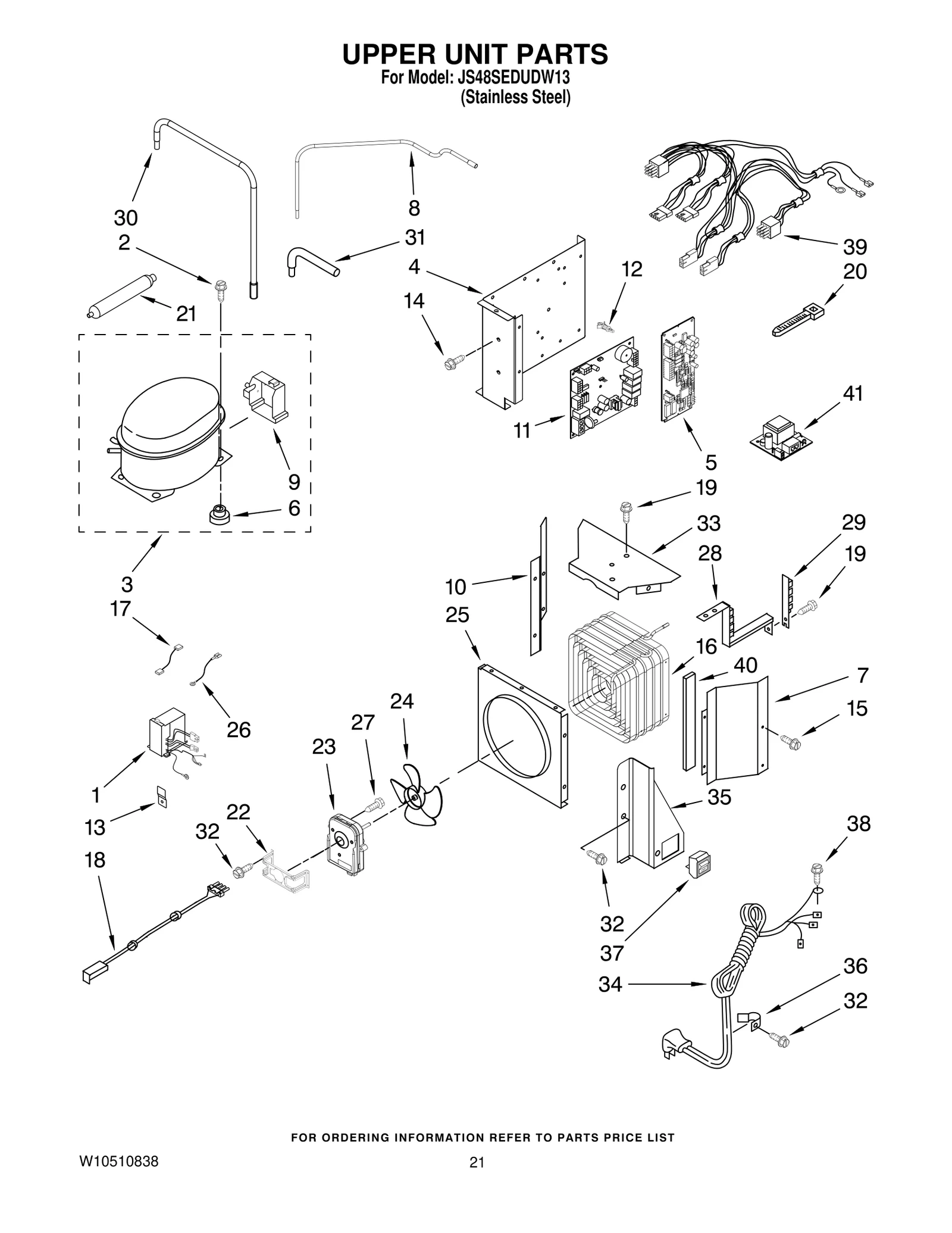 UPPER UNIT PARTS