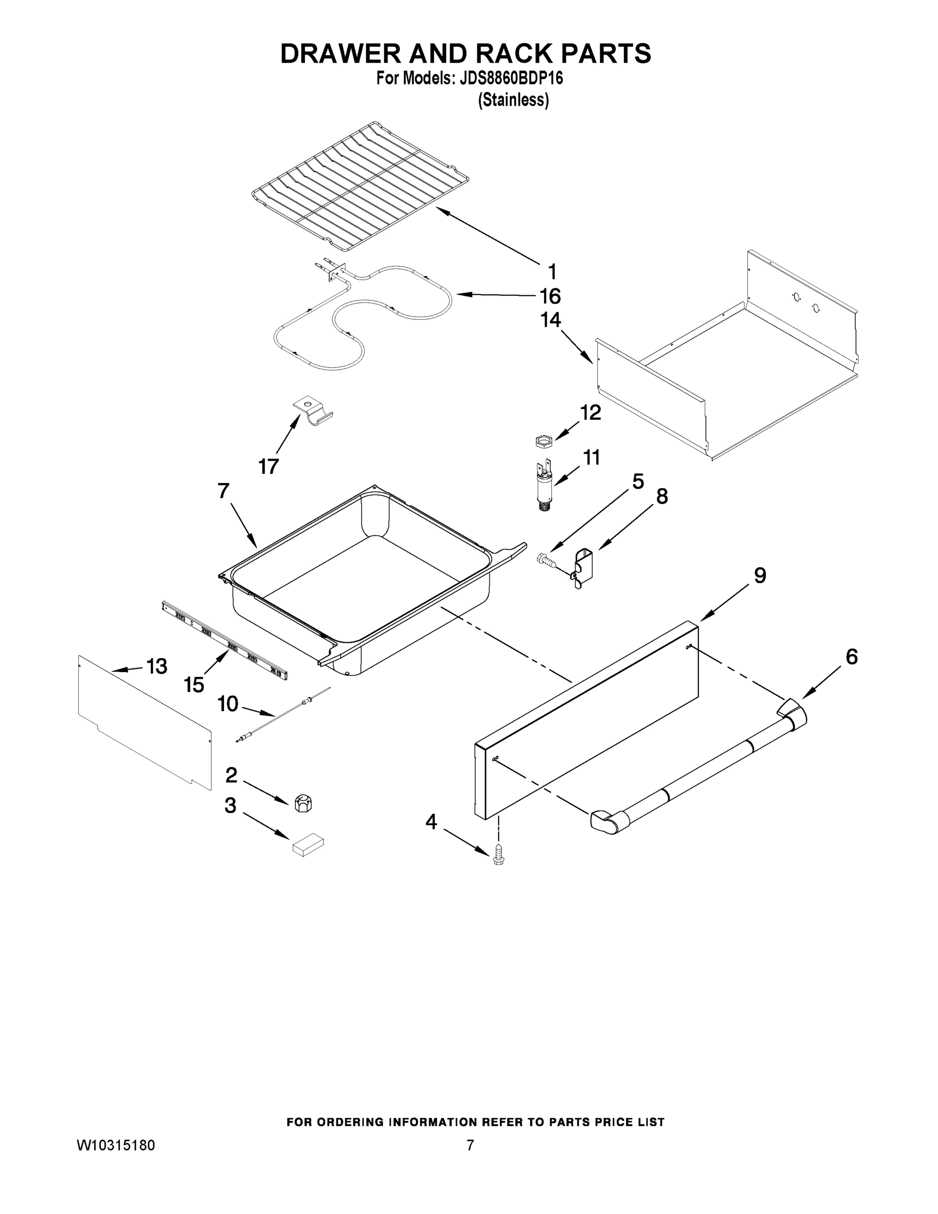 05 - DRAWER AND RACK PARTS