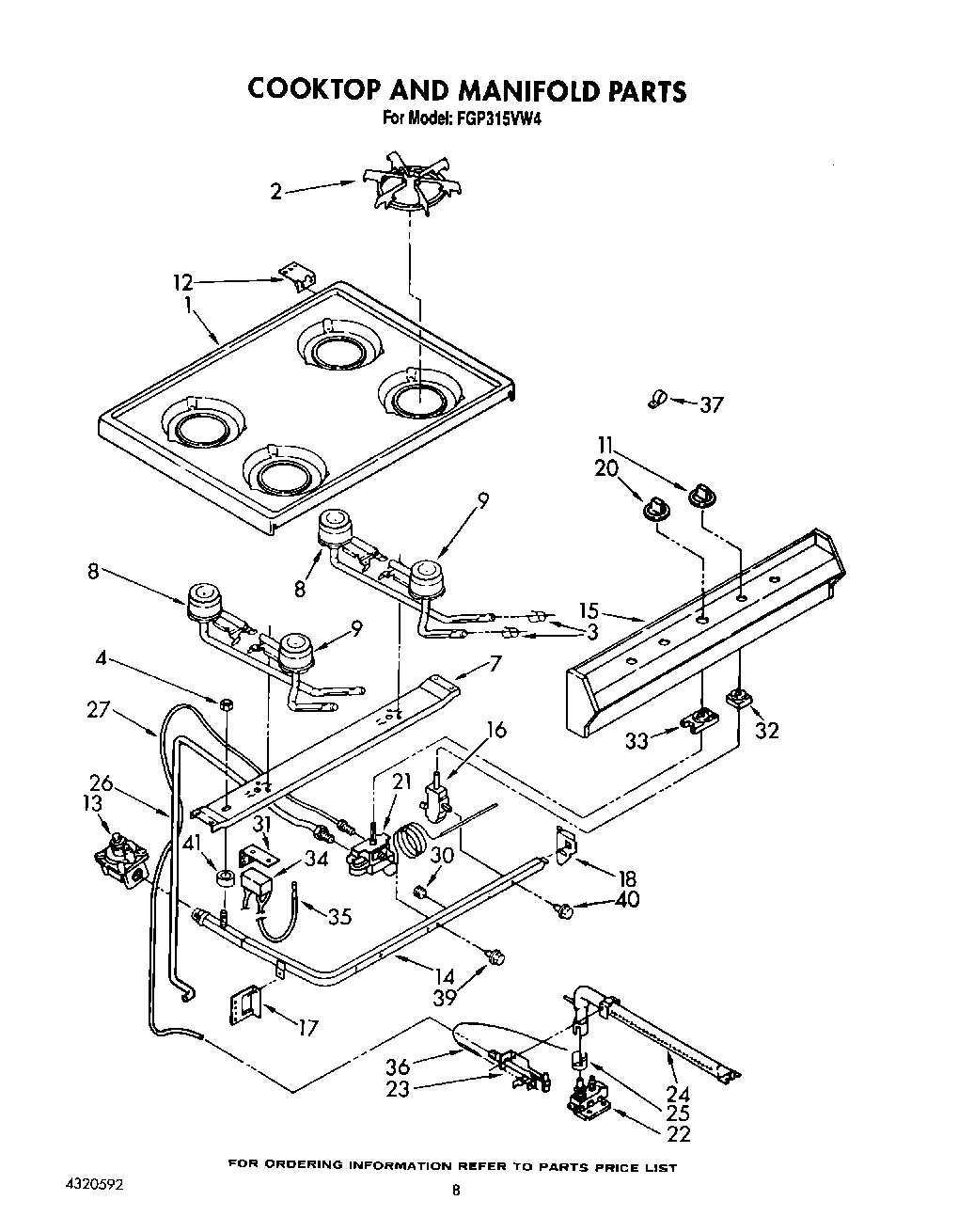 06 - COOKTOP AND MANIFOLD, LIT/OPTIONAL