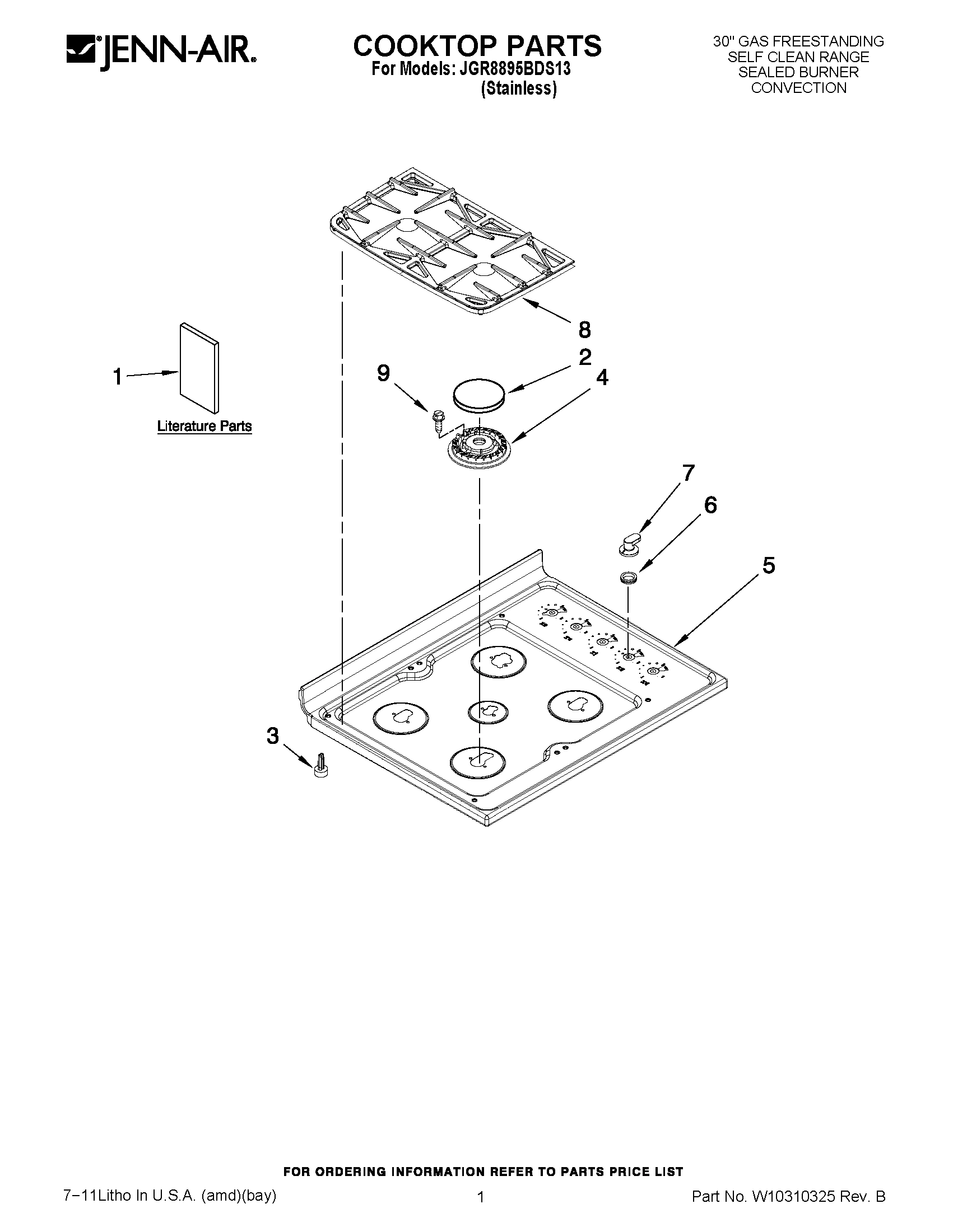 01 - COOKTOP PARTS