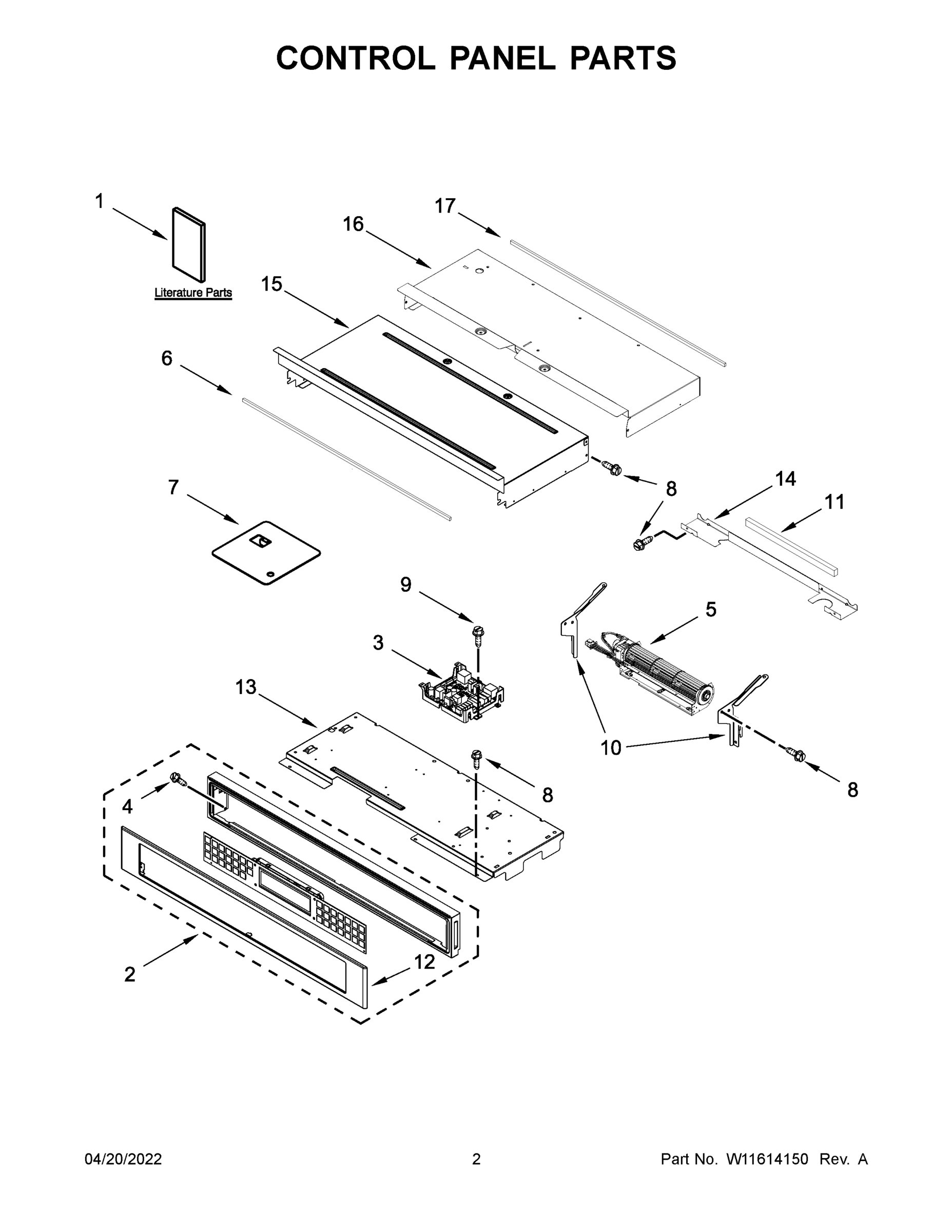 02 - CONTROL PANEL PARTS