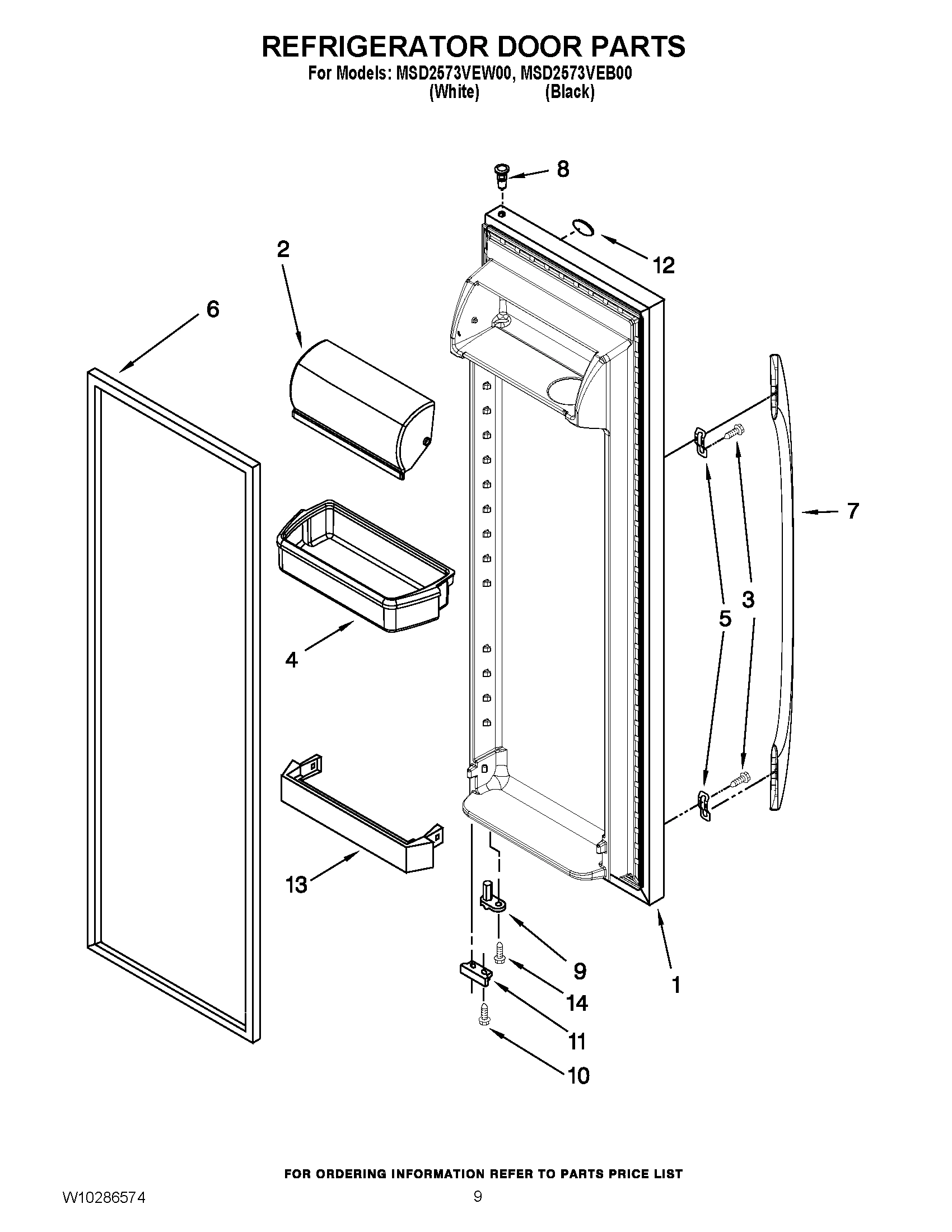 06 - REFRIGERATOR DOOR PARTS