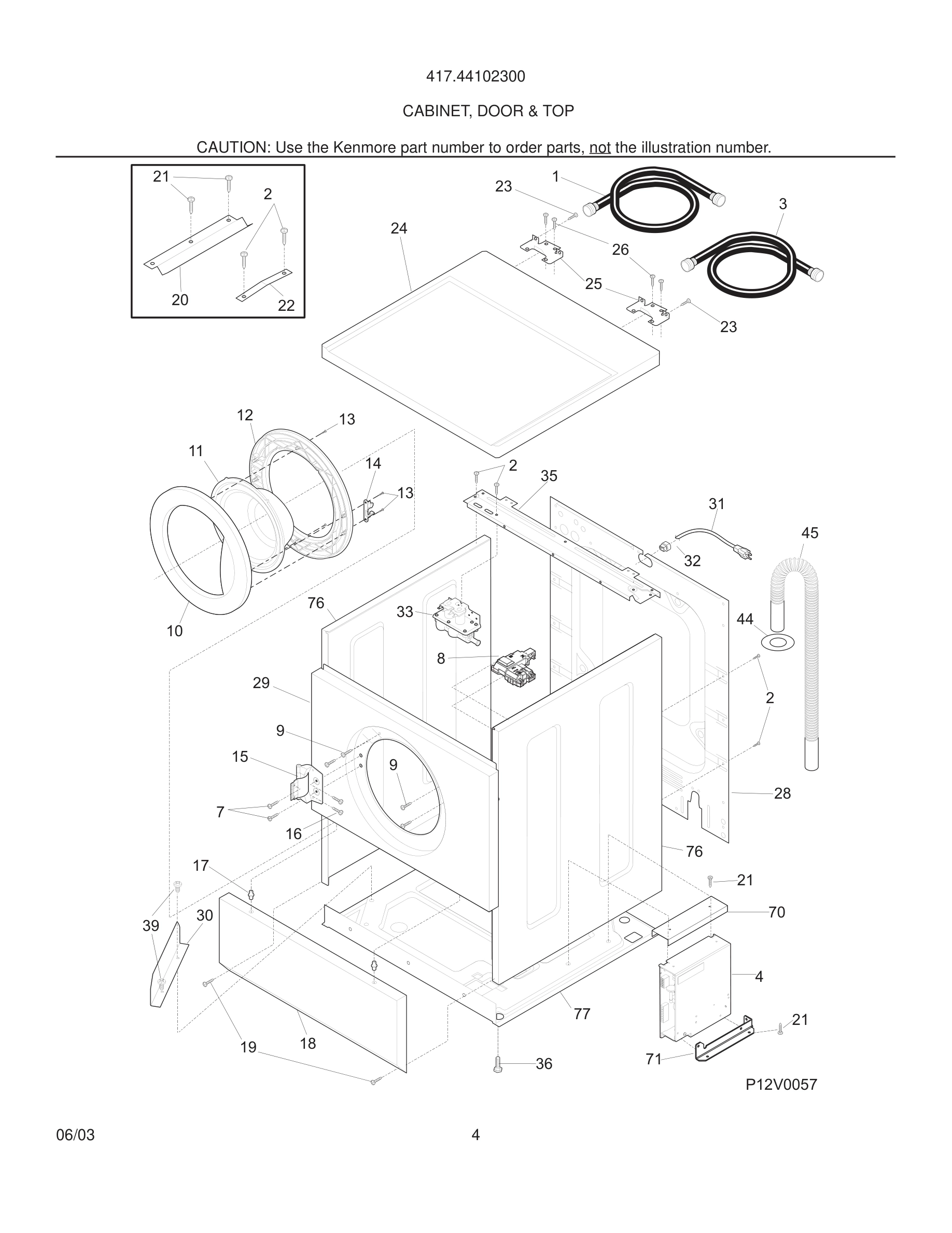 05 - CABINET, DOOR & TOP