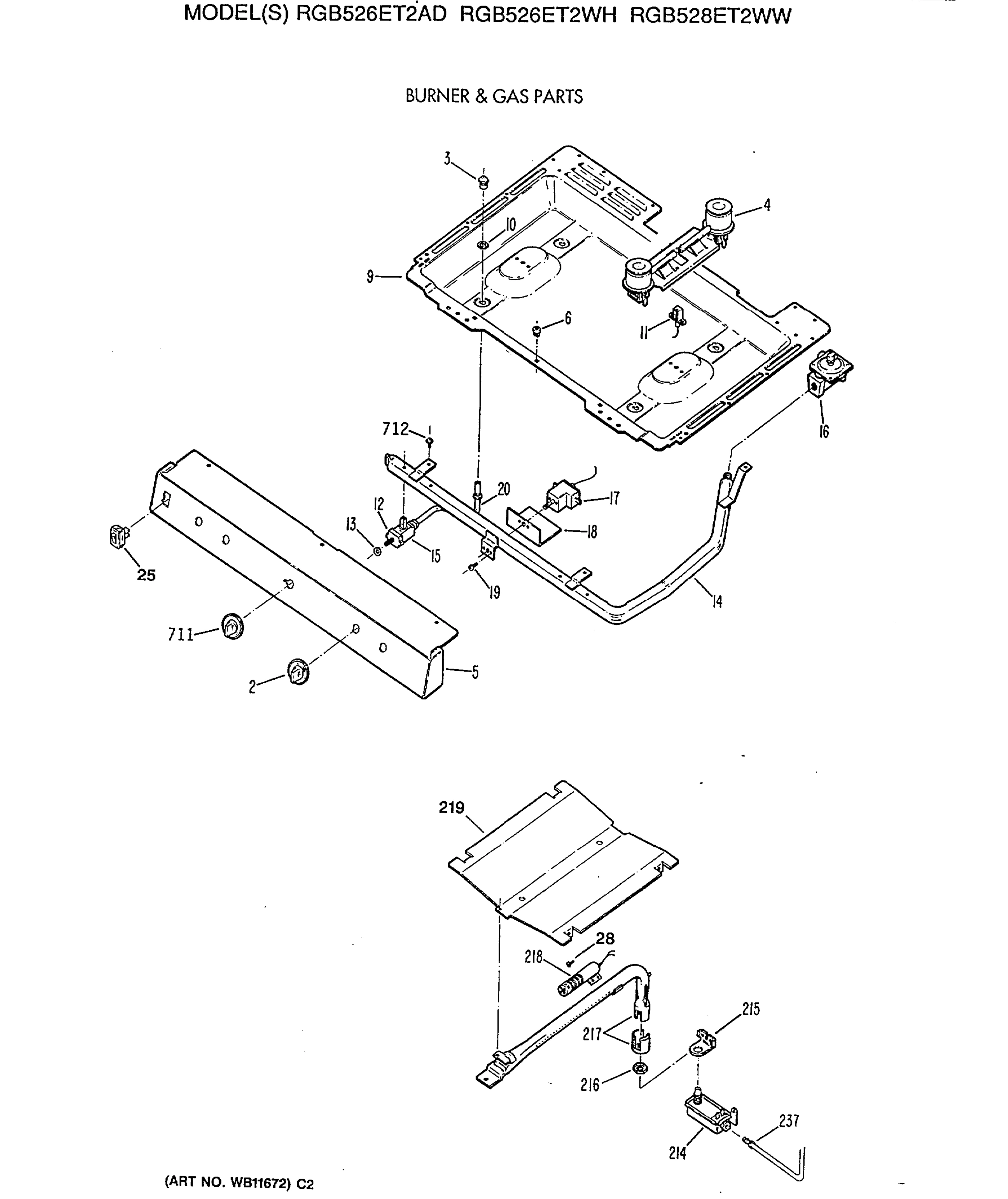 BURNER & GAS PARTS