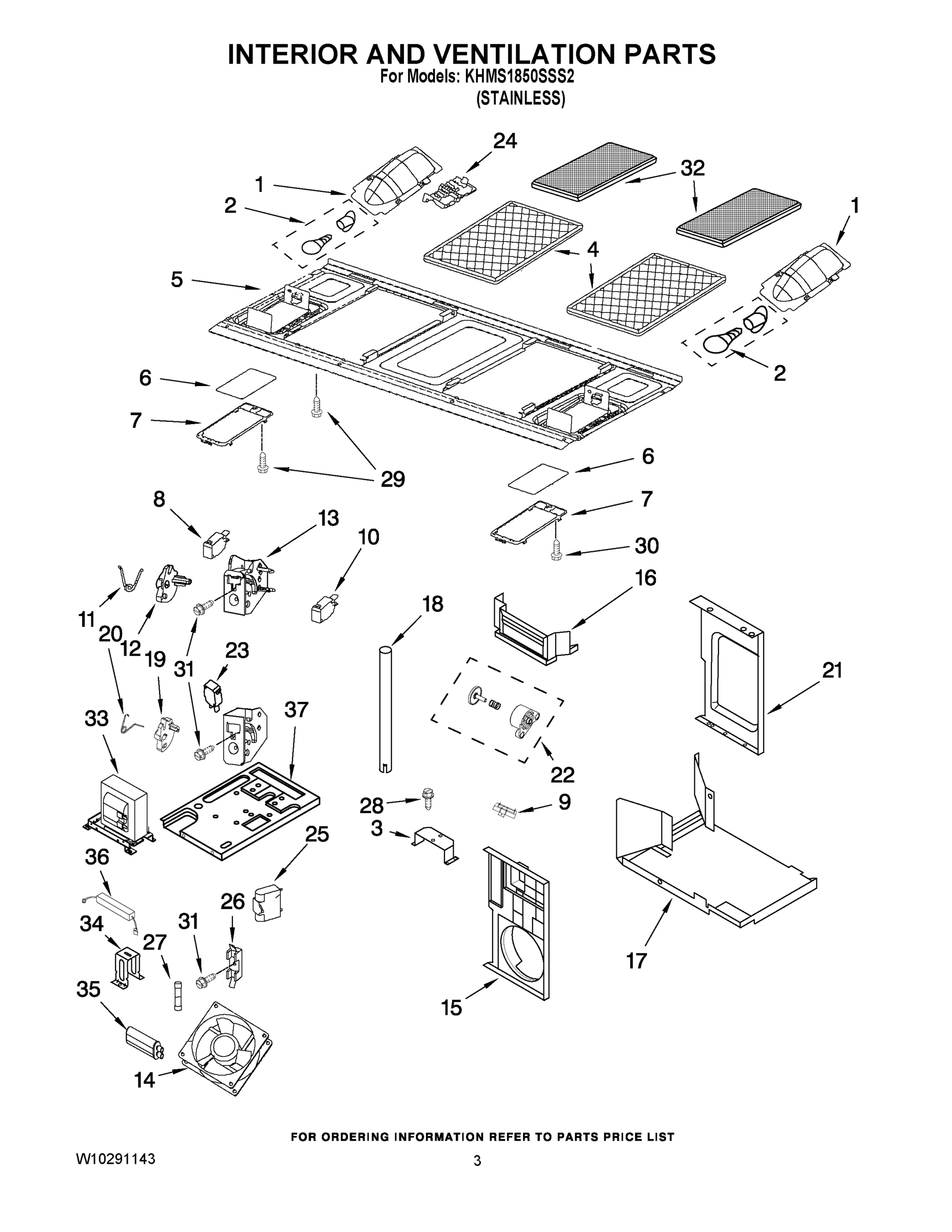 03 - INTERIOR AND VENTILATION PARTS
