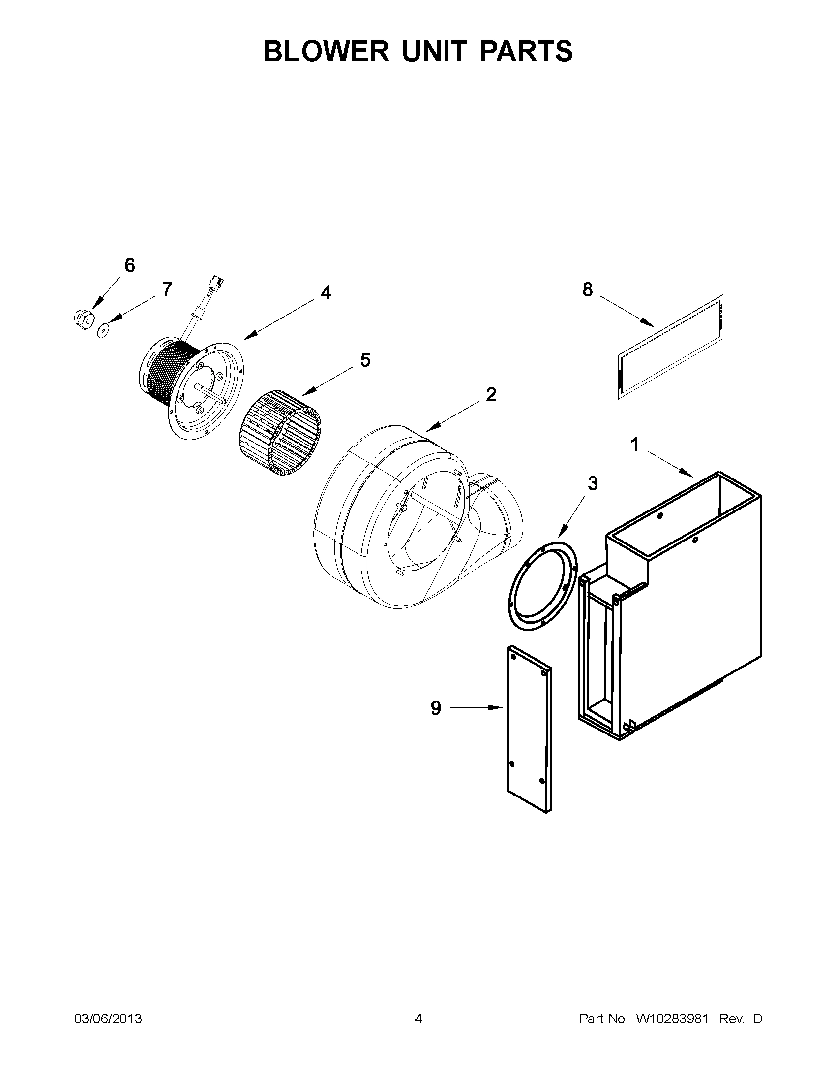 02 - BLOWER UNIT PARTS