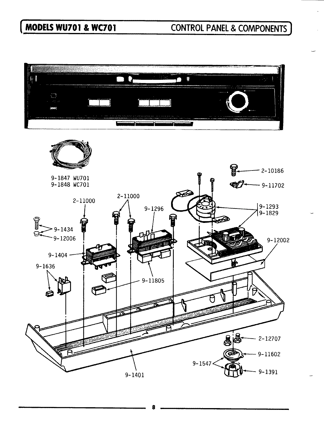02 - CONTROL PANEL & COMPONENTS