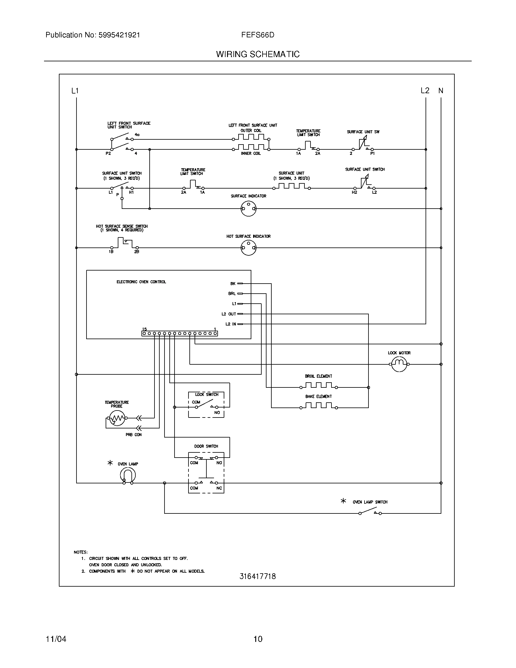 10 - WIRING SCHEMATIC