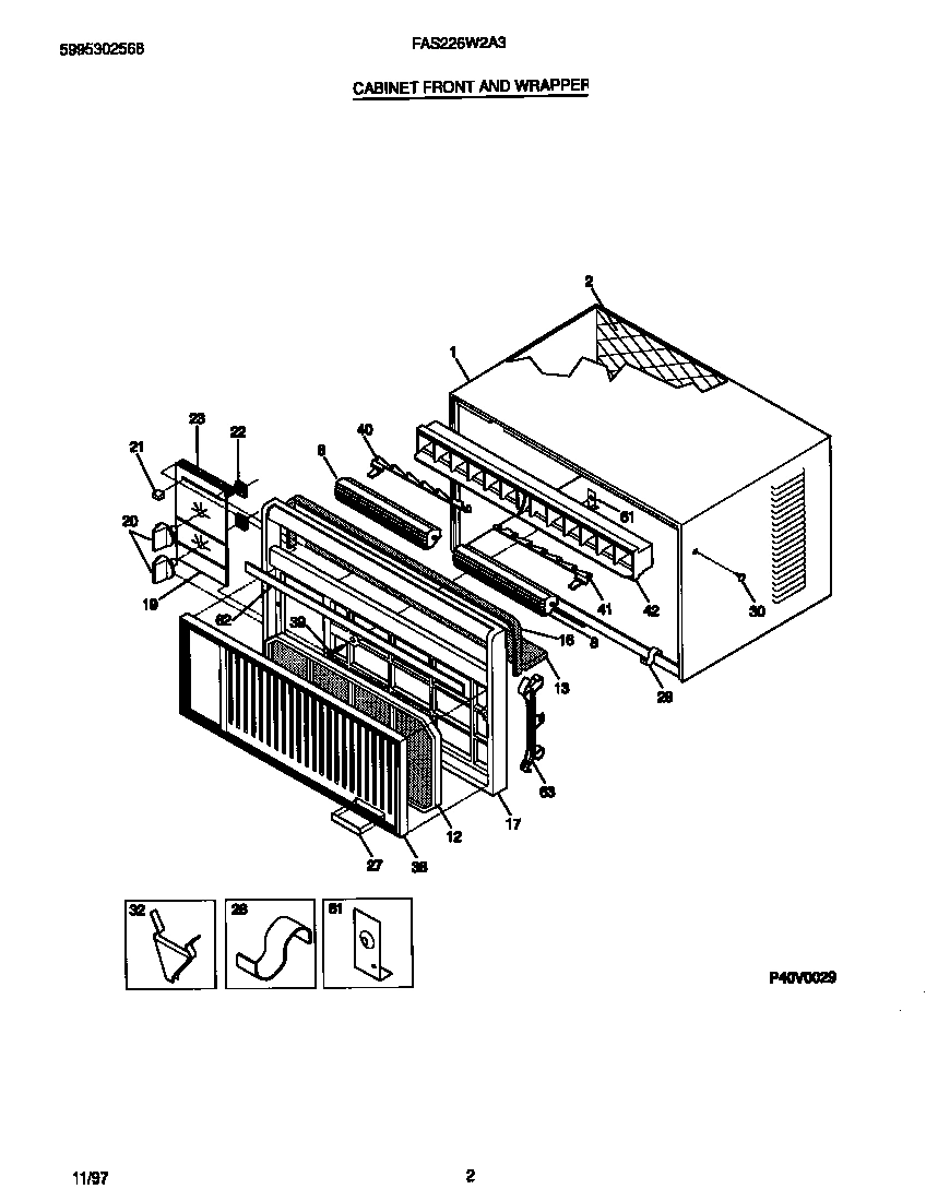 02 - CABINET  FRONT  AND  WRAPPER