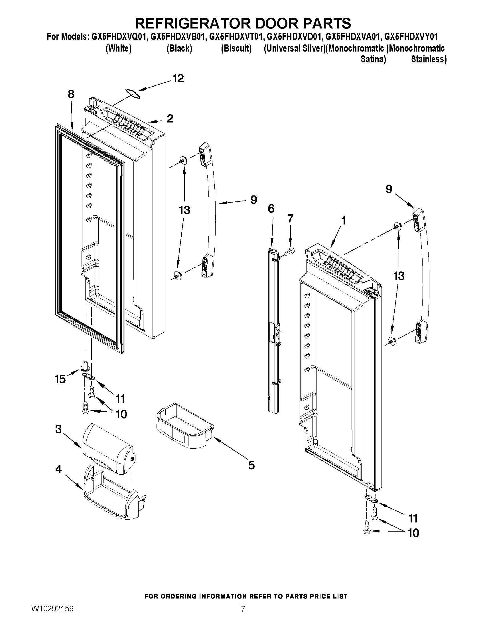 05 - REFRIGERATOR DOOR PARTS