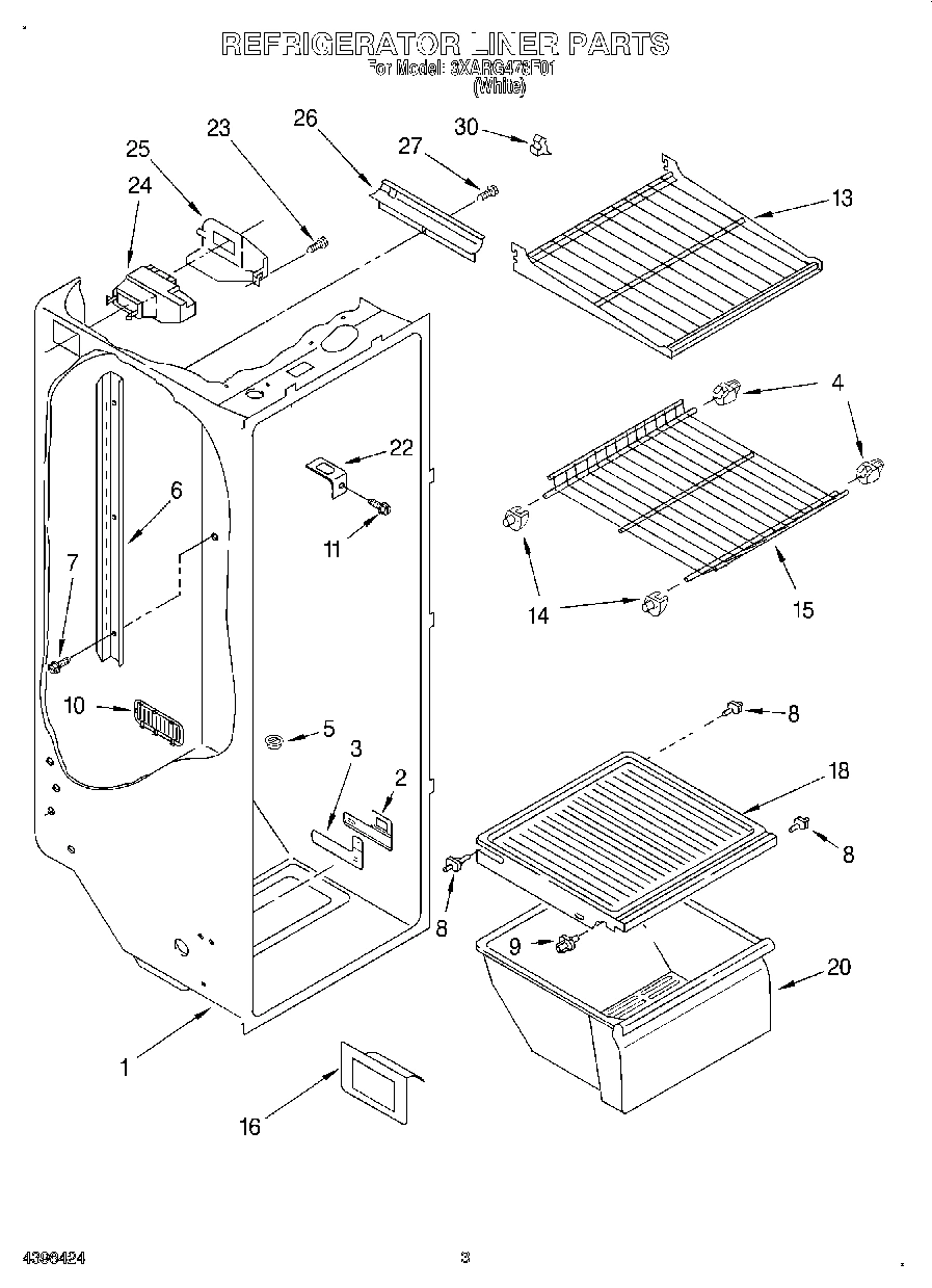 02 - REFRIGERATOR LINER