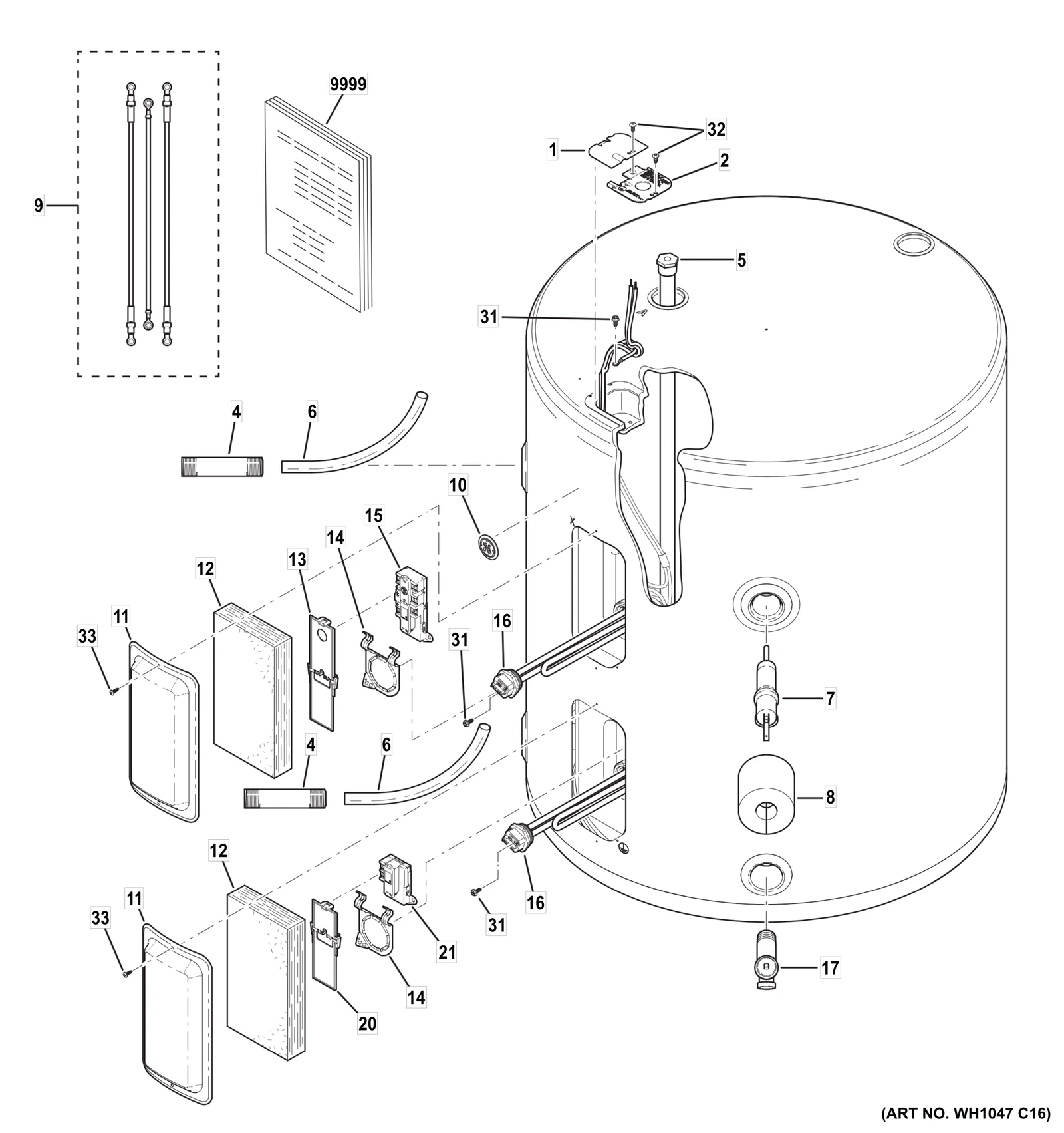 WATER HEATER ASSEMBLY
