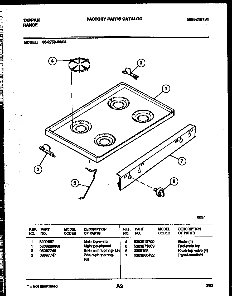 03 - COOKTOP PARTS
