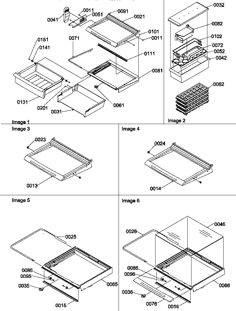 12 - SHELVES, DELI, CRISPER ASSEMBLIES, & ACS