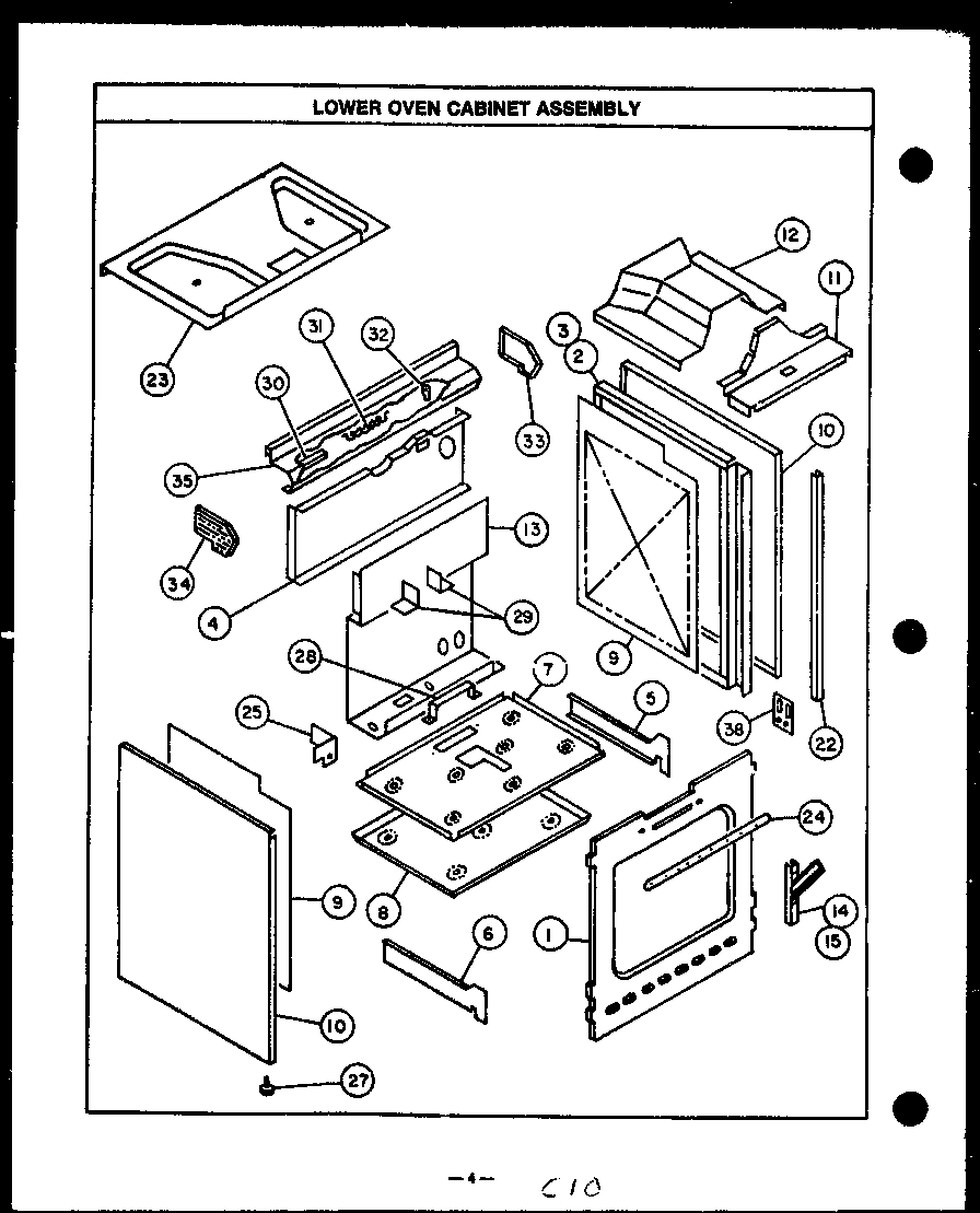 03 - LOWER OVEN ASSY