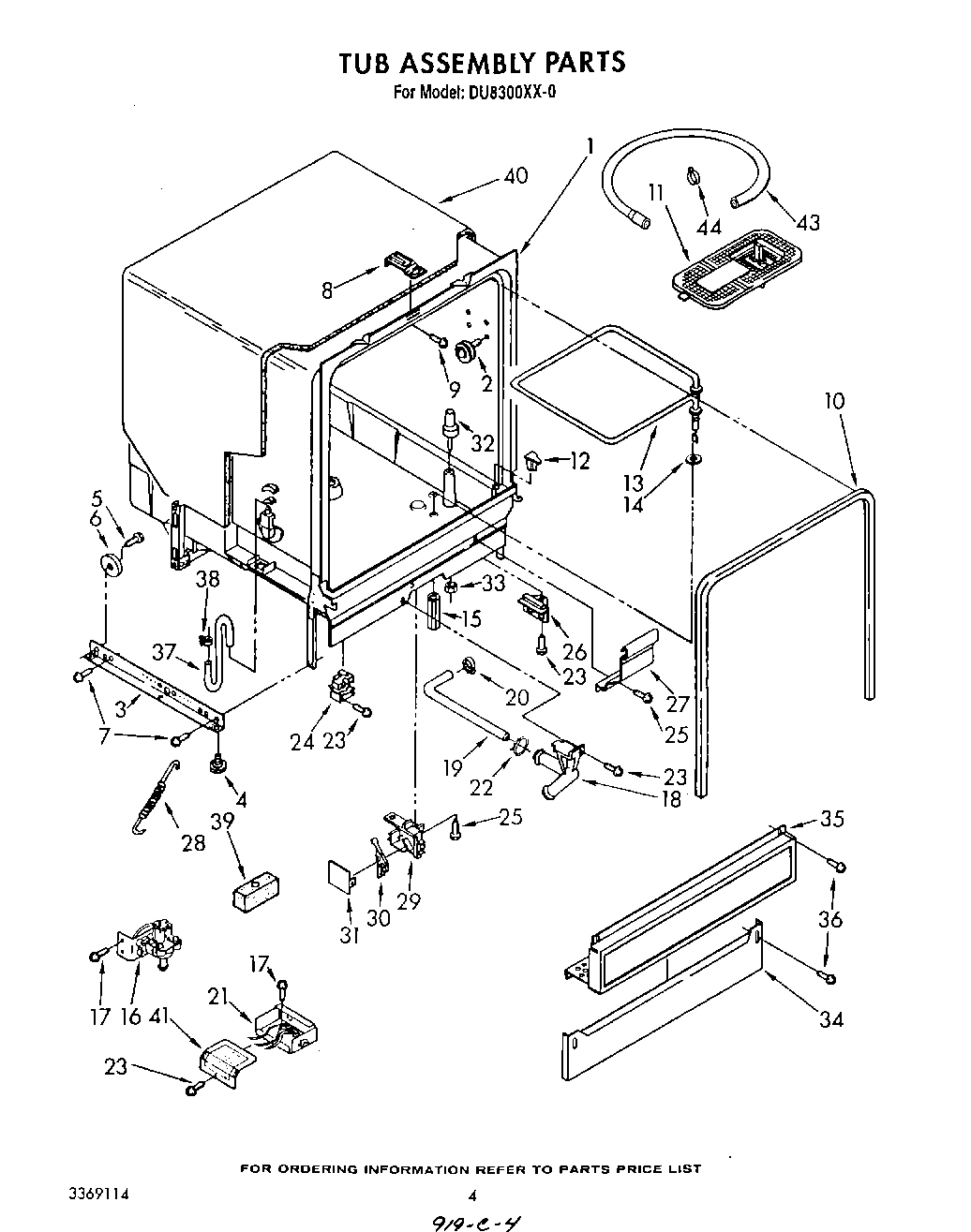 04 - TUB ASSEMBLY