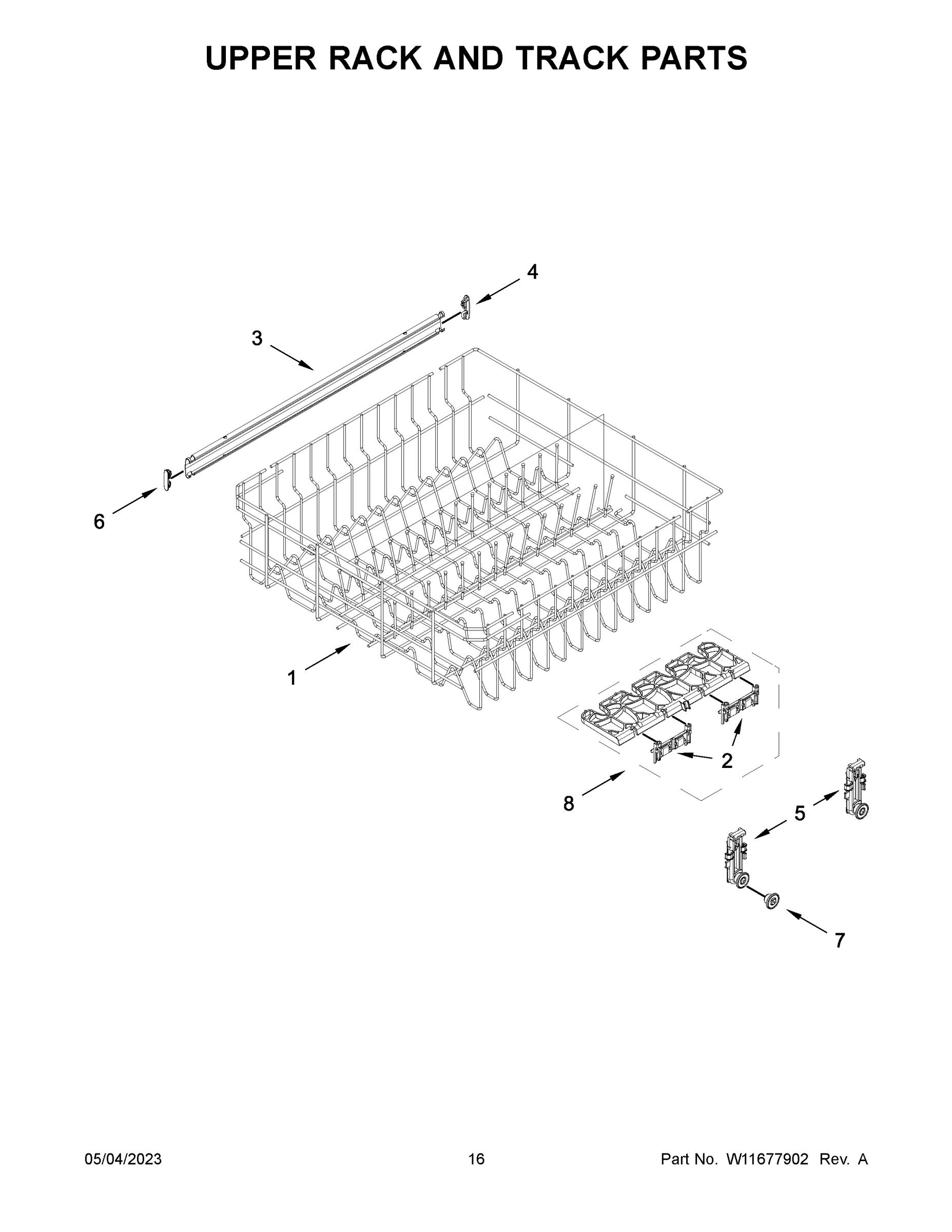 09 - UPPER RACK AND TRACK PARTS