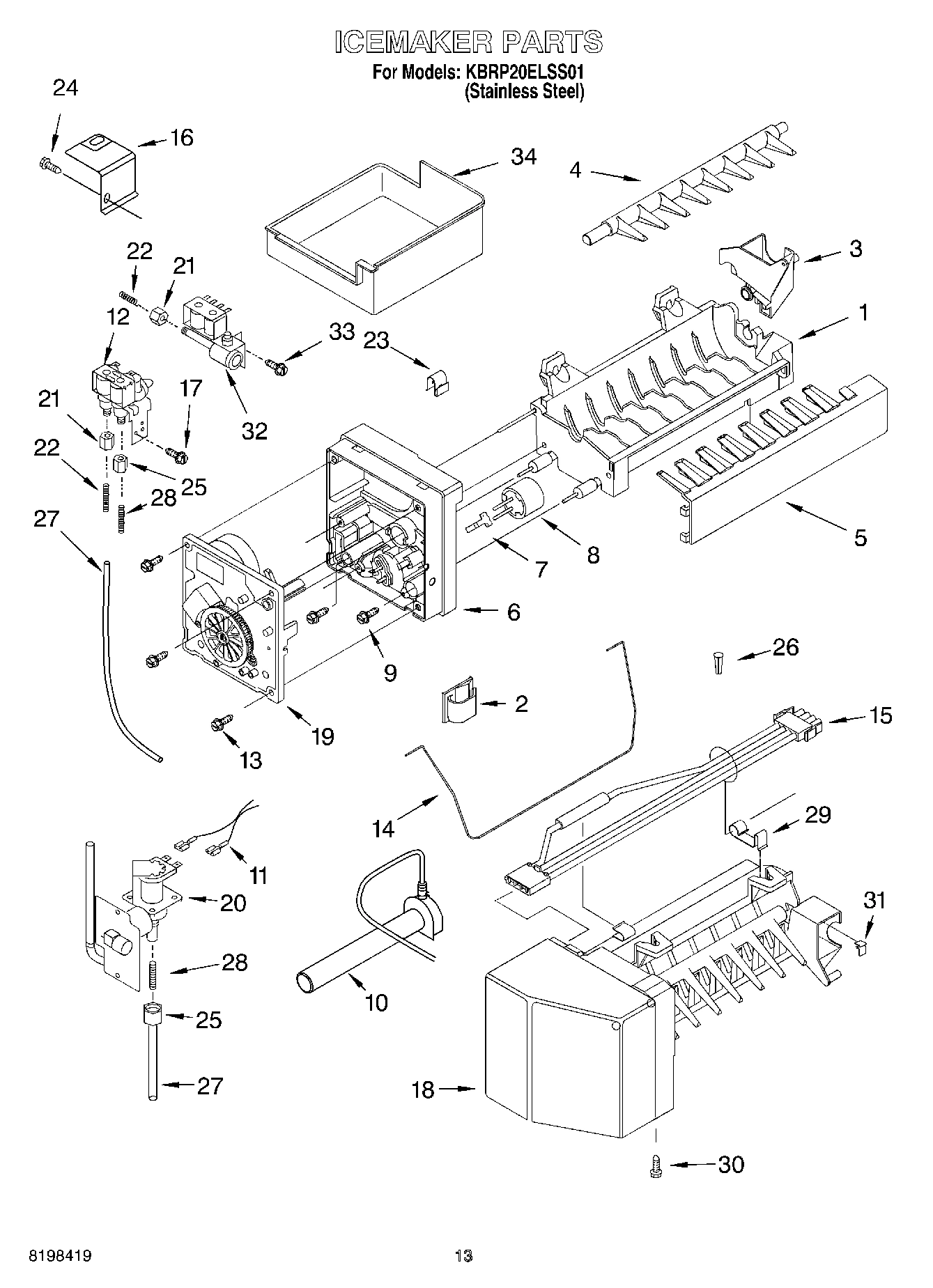 07 - ICEMAKER PARTS