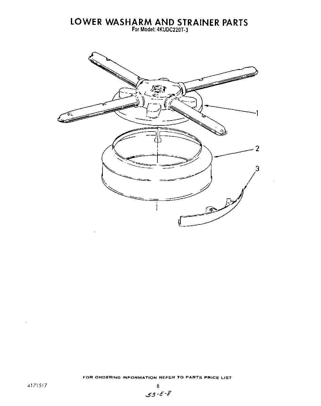 06 - LOWER WASHARM AND STRAINER