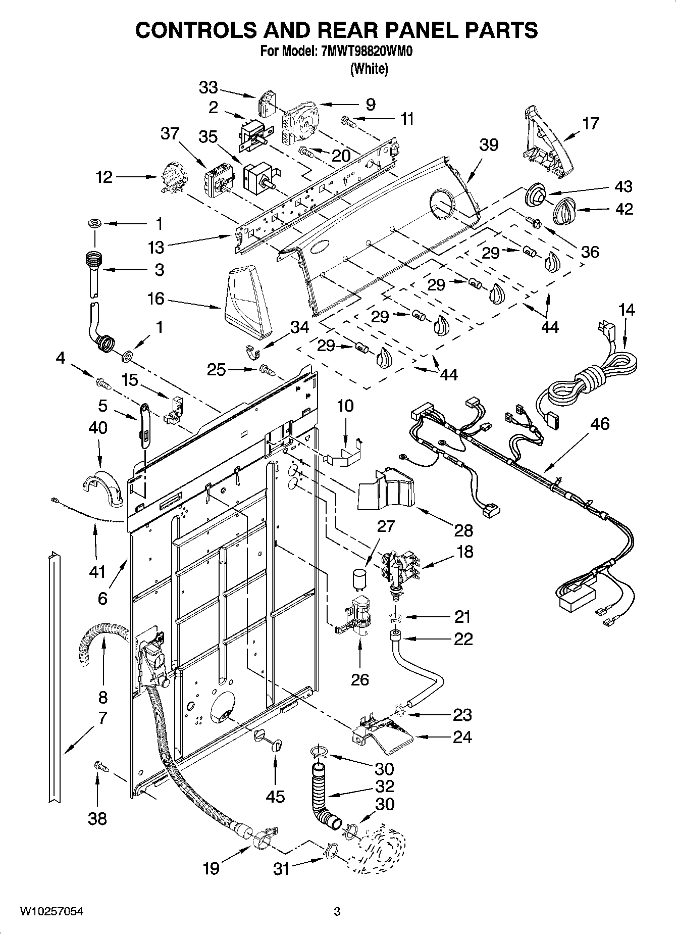 02 - CONTROLS AND REAR PANEL PARTS