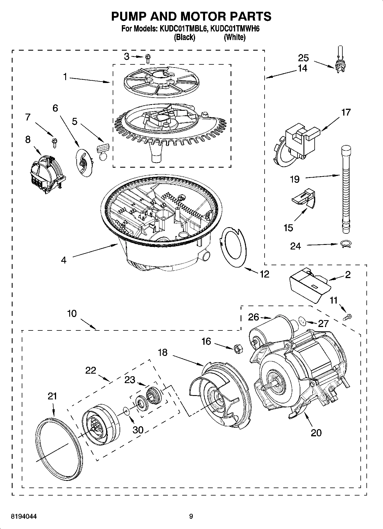 08 - PUMP AND MOTOR PARTS