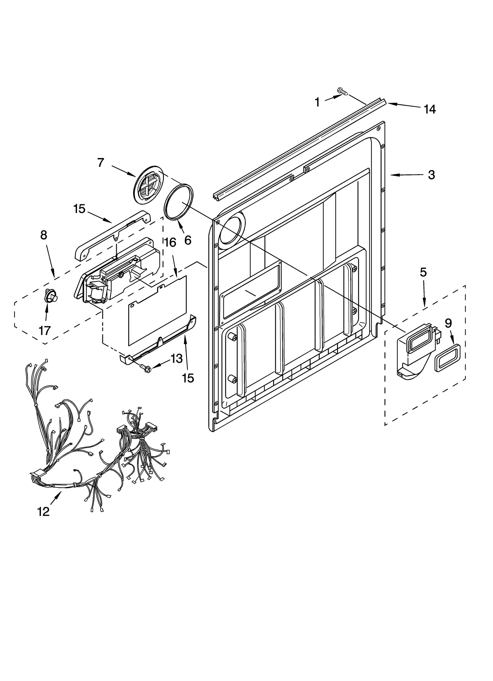 DOOR AND LATCH PARTS