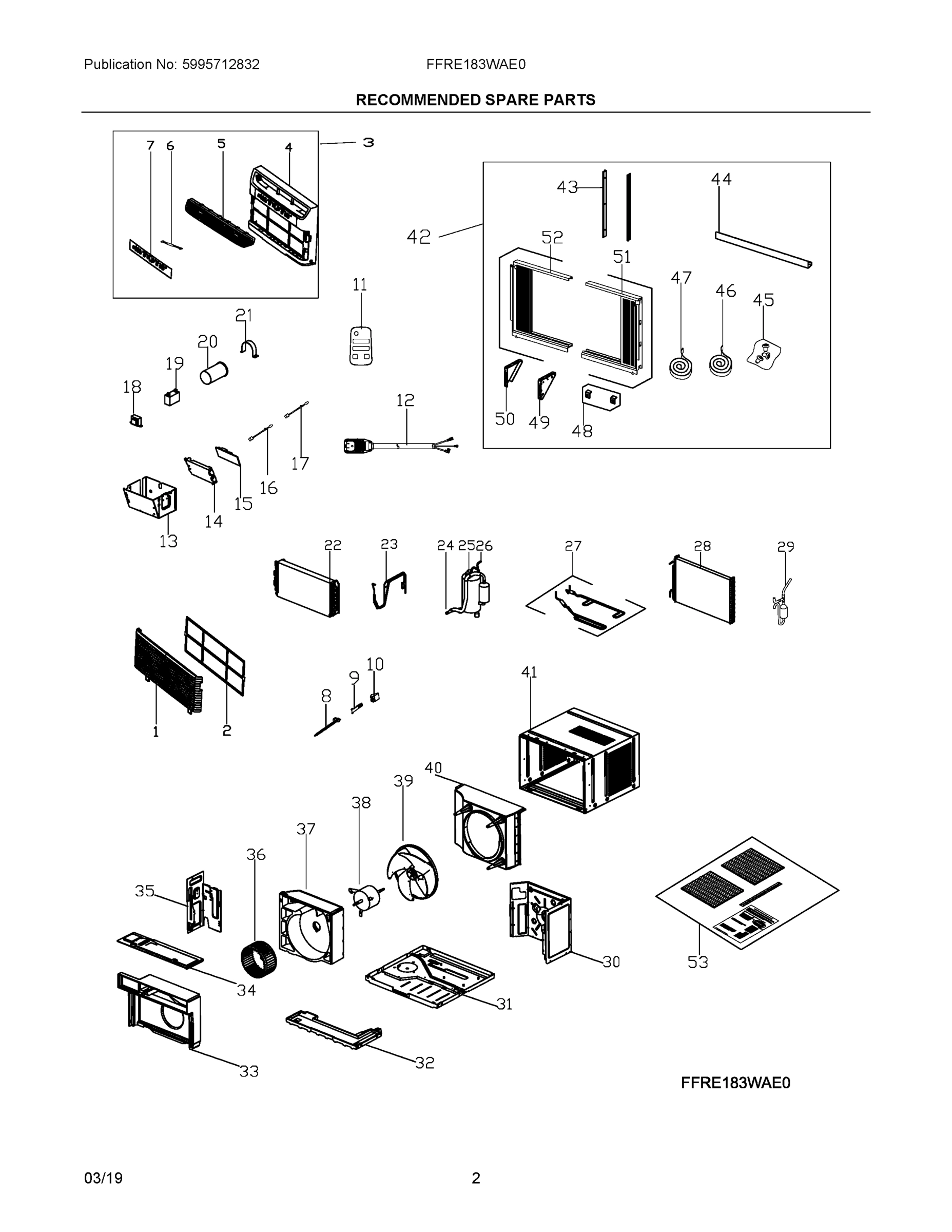 02 - RECOMMENDED SPARE PARTS