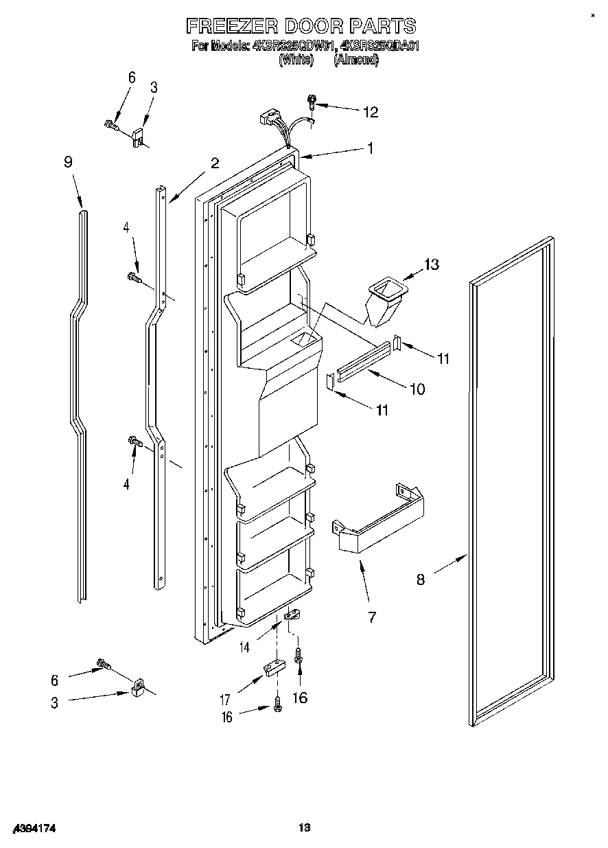 08 - FREEZER DOOR