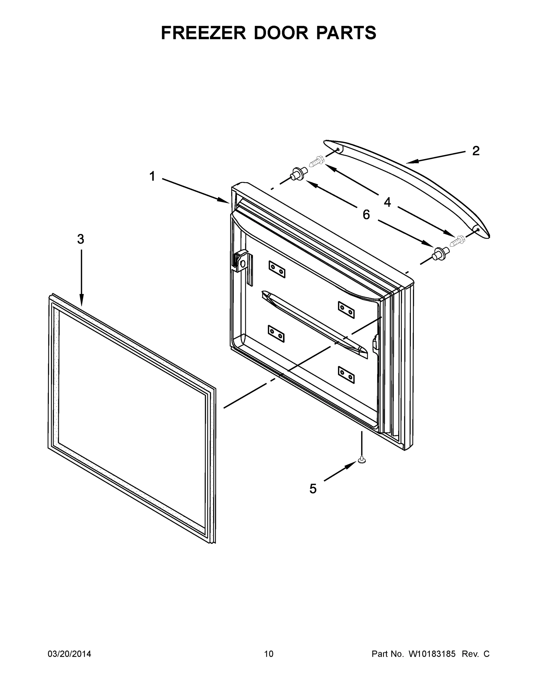 06 - FREEZER DOOR PARTS