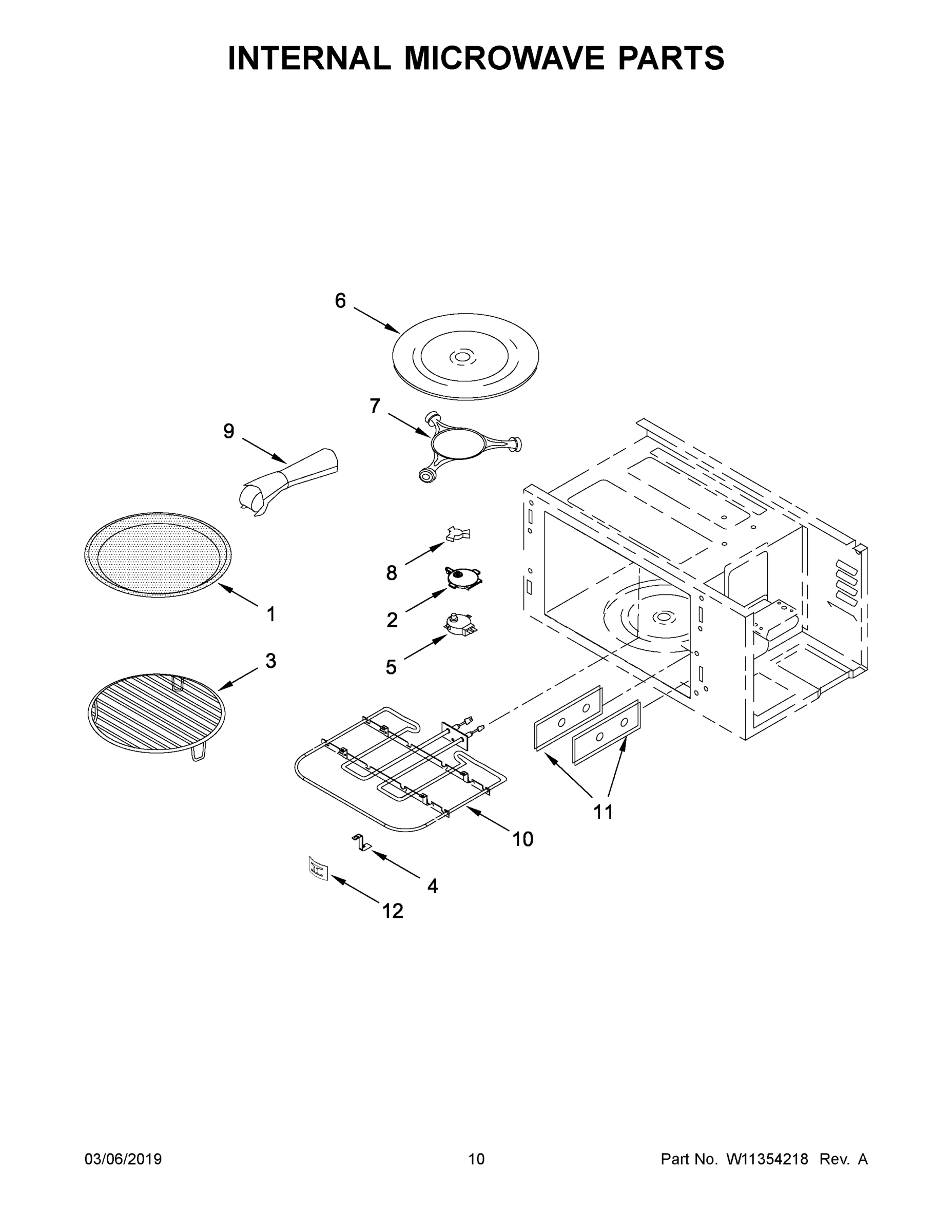 06 - INTERNAL MICROWAVE PARTS