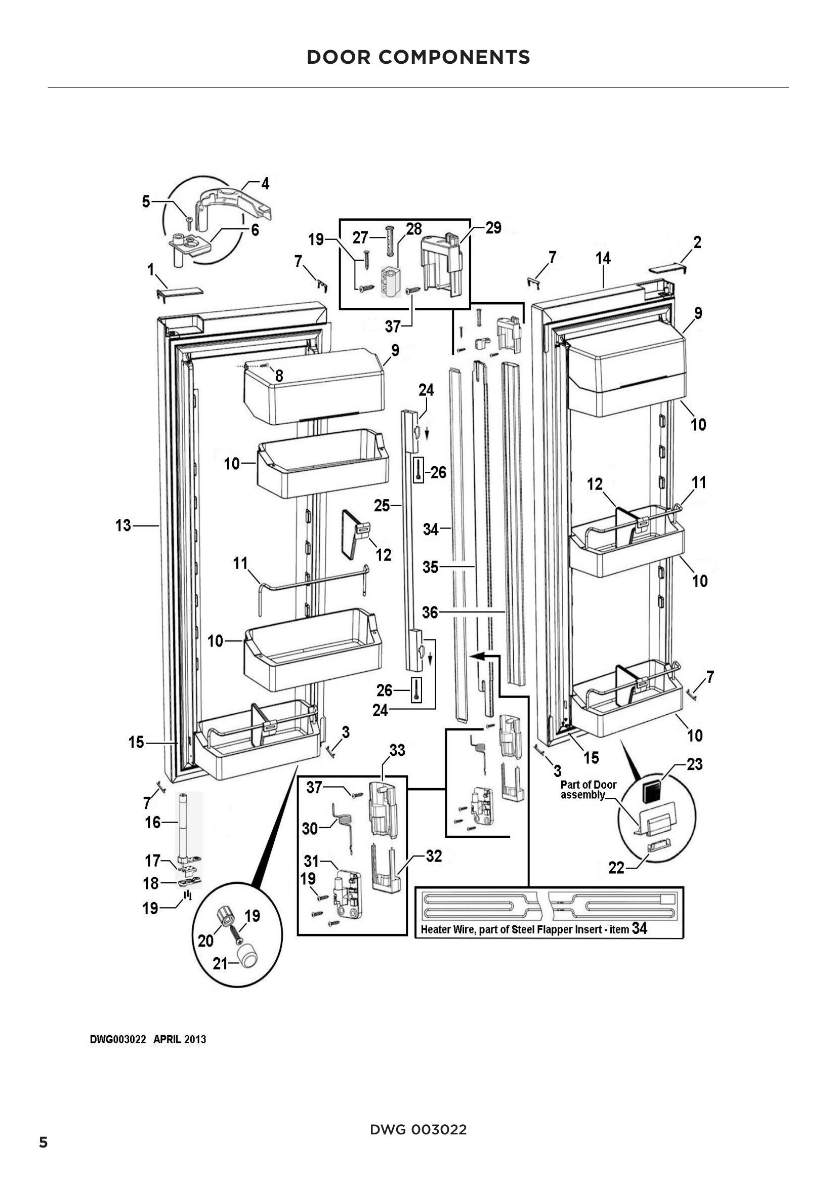 DOOR COMPONENTS