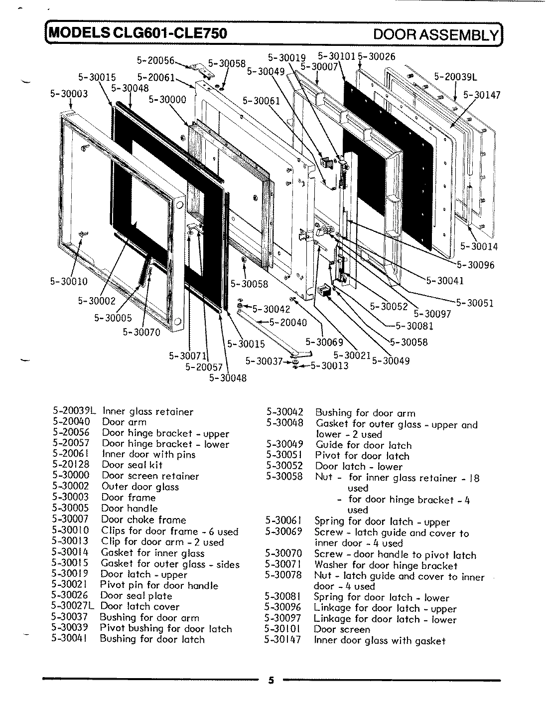 05 - DOOR ASSEMBLY/MICROWAVE