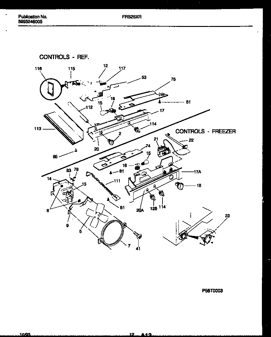 07 - REFRIGERATOR CONTROL ASSEMBLY, DAMP