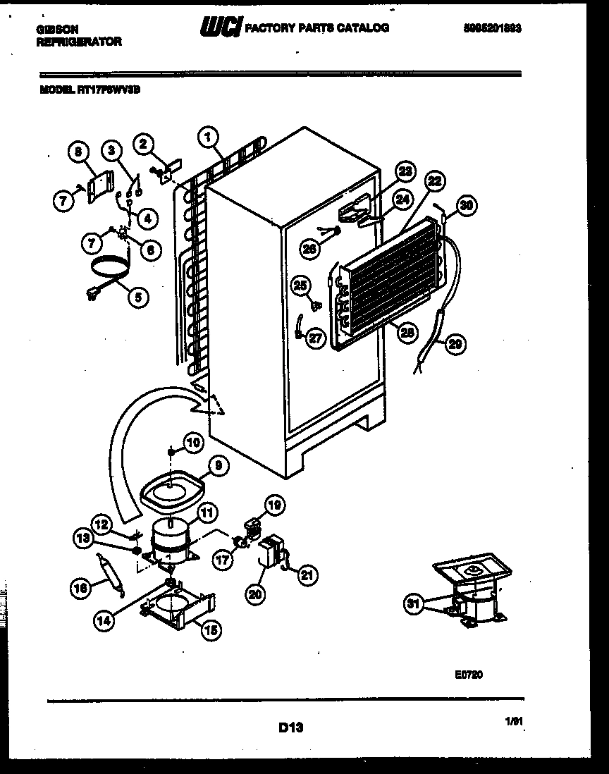 05 - SYSTEM AND AUTOMATIC DEFROST PARTS