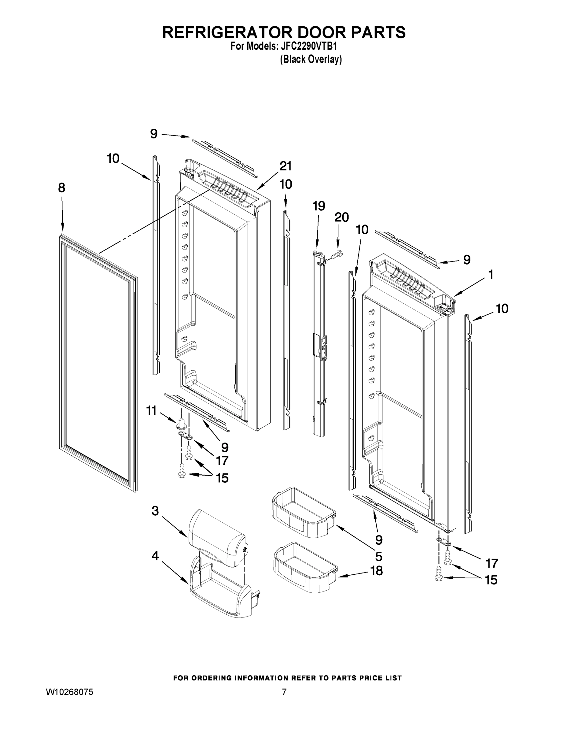 04 - REFRIGERATOR DOOR PARTS