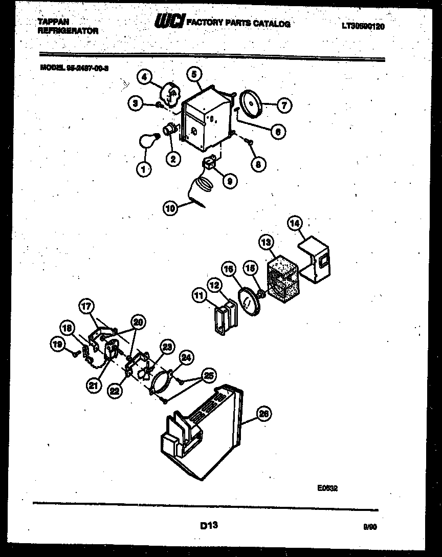 06 - REFRIGERATOR CONTROL ASSEMBLY, DAMP