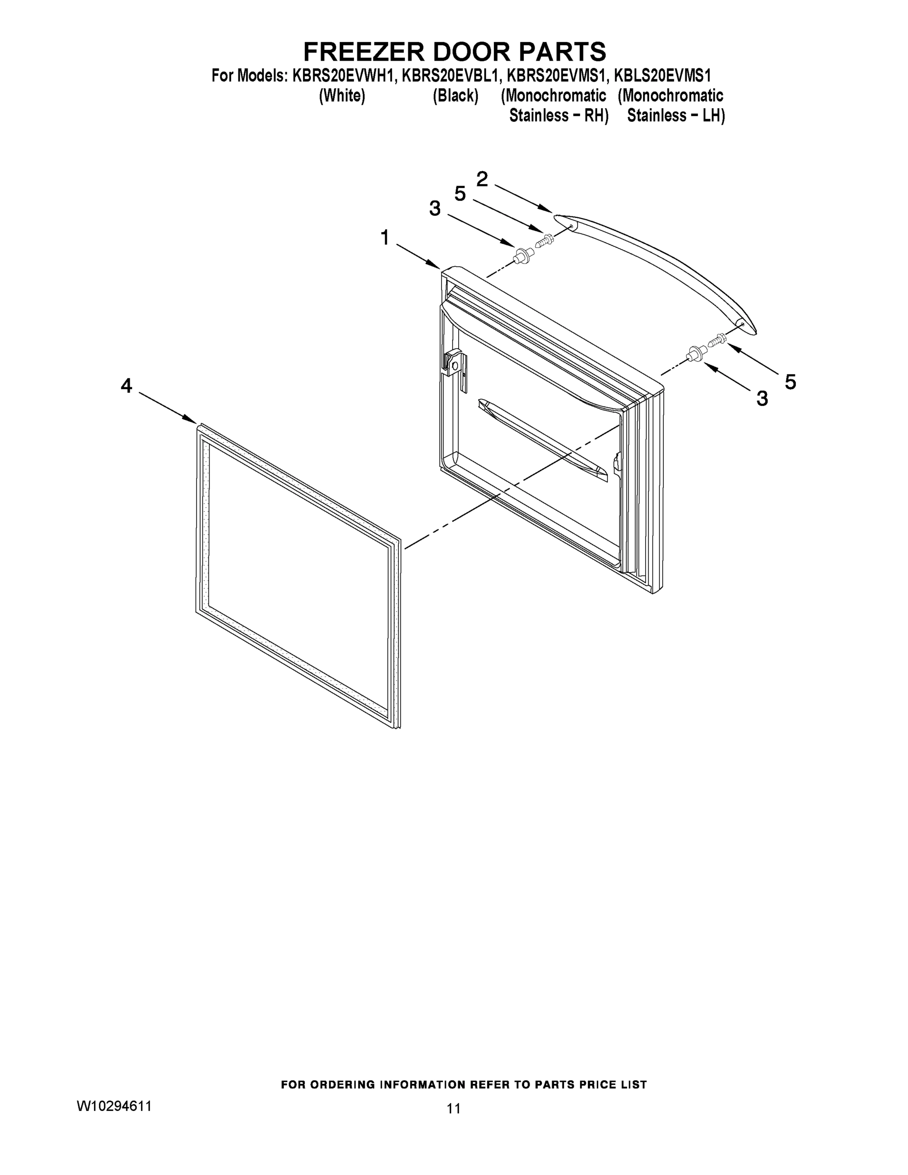 06 - FREEZER DOOR PARTS