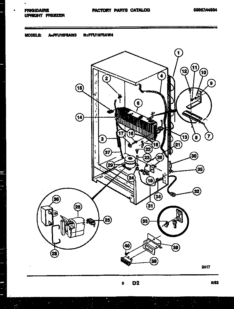 05 - SYSTEM AND AUTOMATIC DEFROST PARTS
