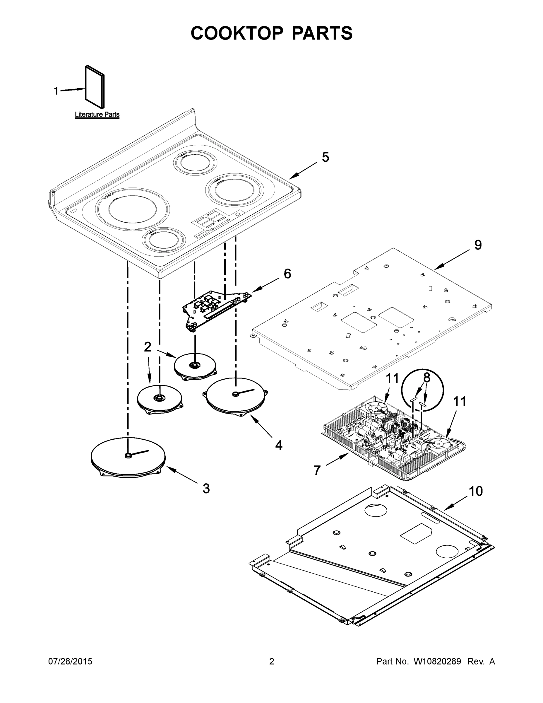 02 - COOKTOP PARTS
