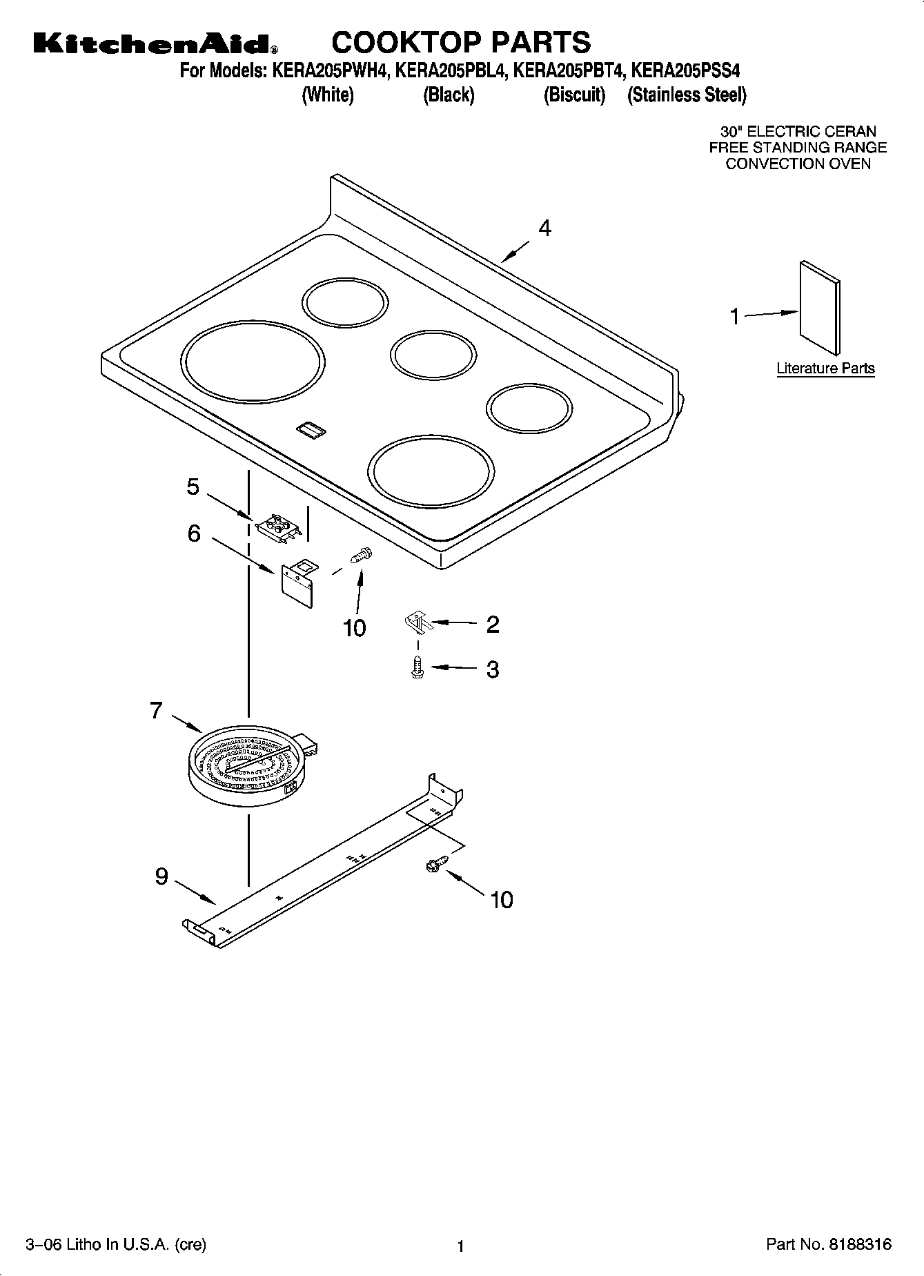 01 - COOKTOP PARTS