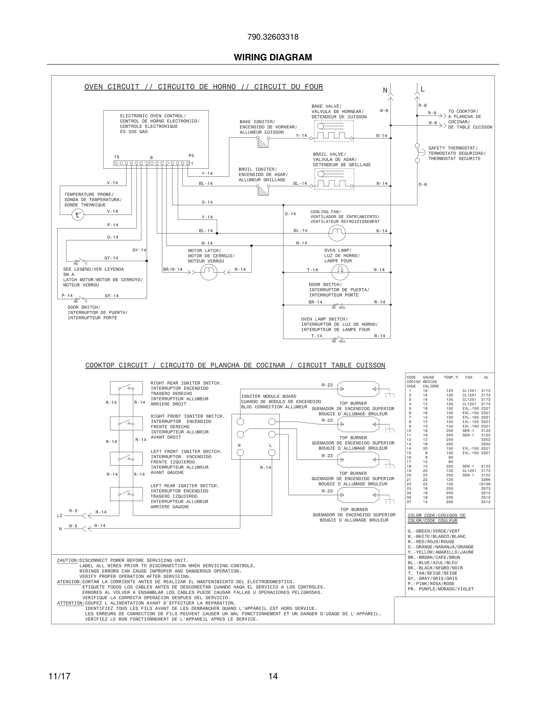 14 - WIRING DIAGRAM